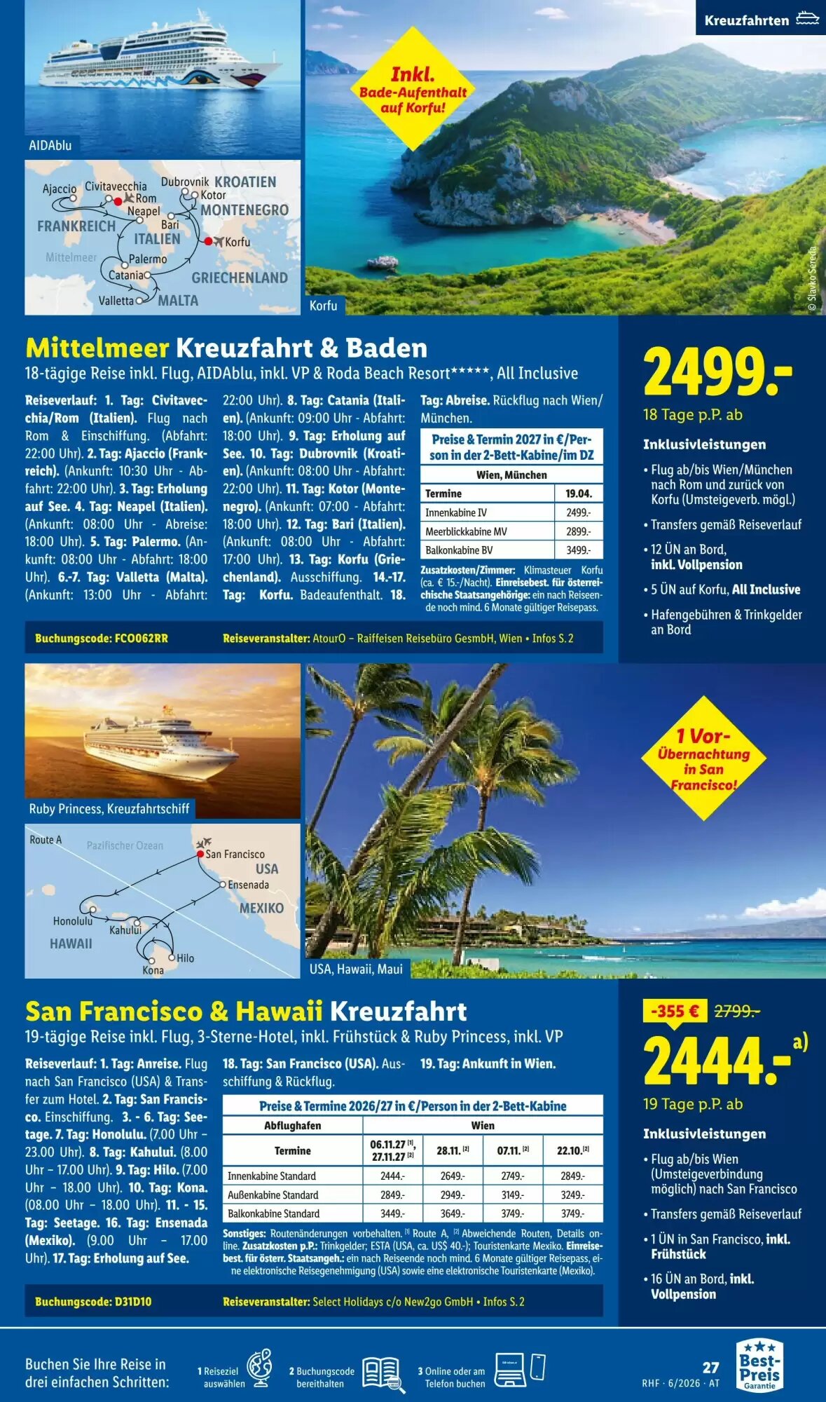 Lidl Reisen Flugblatt (ab 30.05.2026) - Angebote und Prospekt - Seite 27