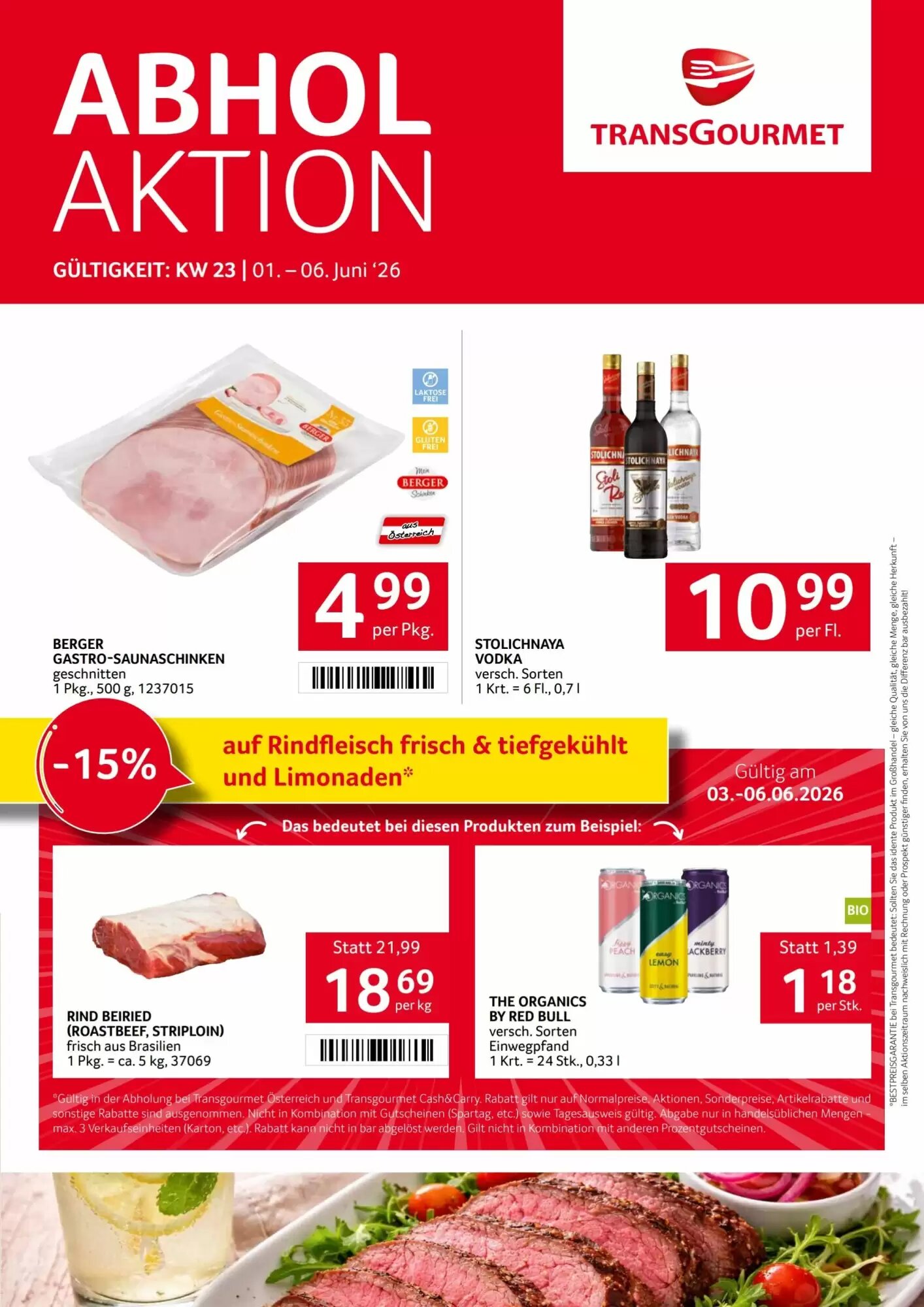 Transgourmet Flugblatt (ab 01.06.2026) - Angebote und Prospekt - Seite 1