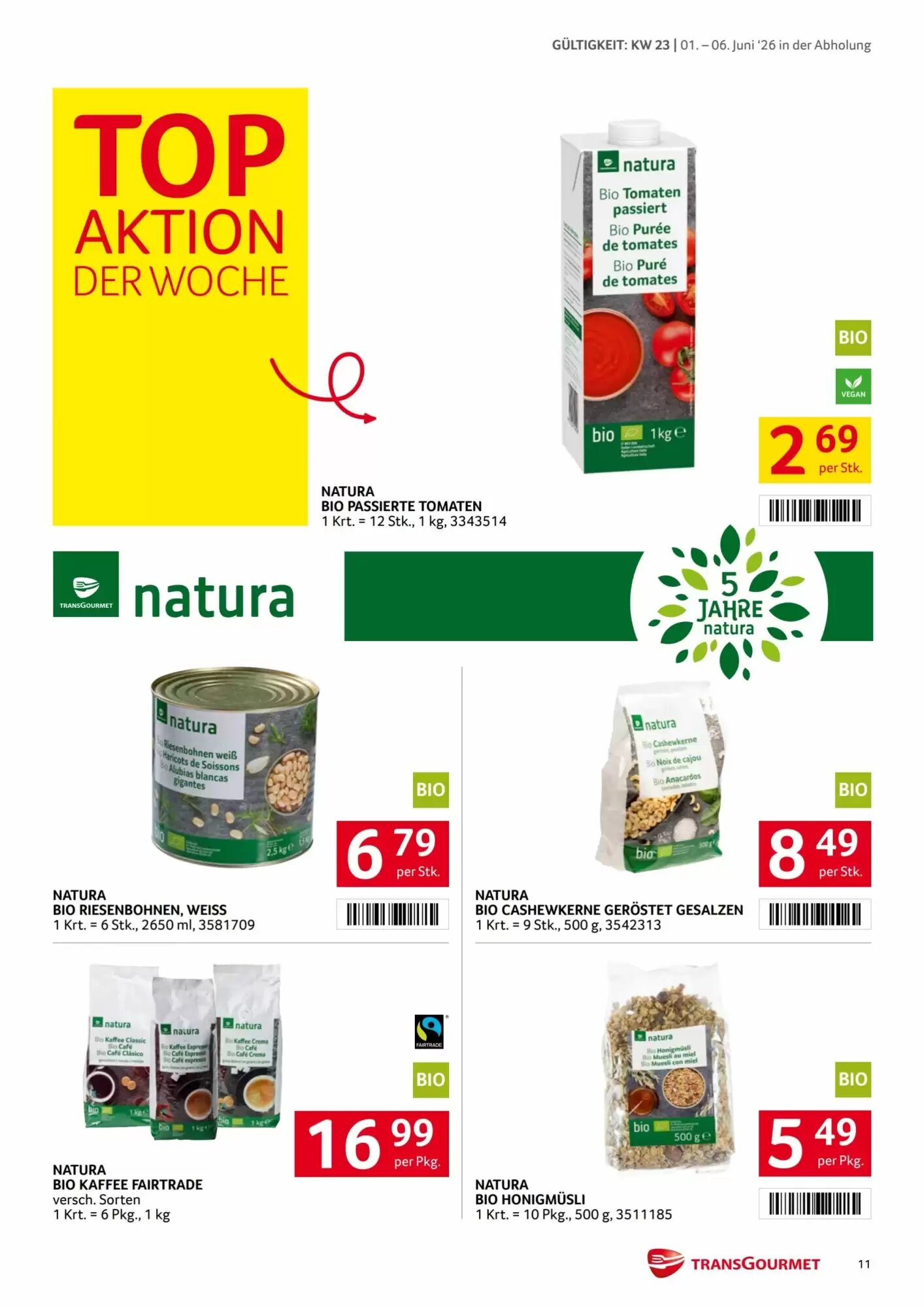 Transgourmet Flugblatt (ab 01.06.2026) - Angebote und Prospekt - Seite 11
