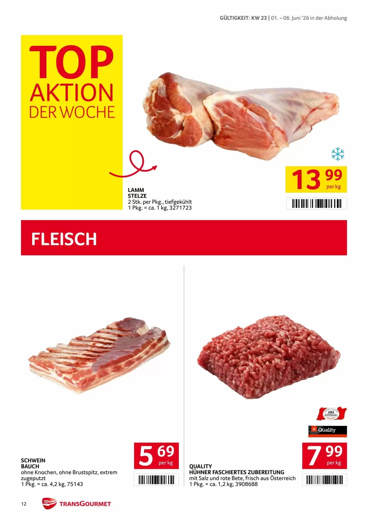 Transgourmet Flugblatt (ab 01.06.2026) - Angebote und Prospekt - Seite 12