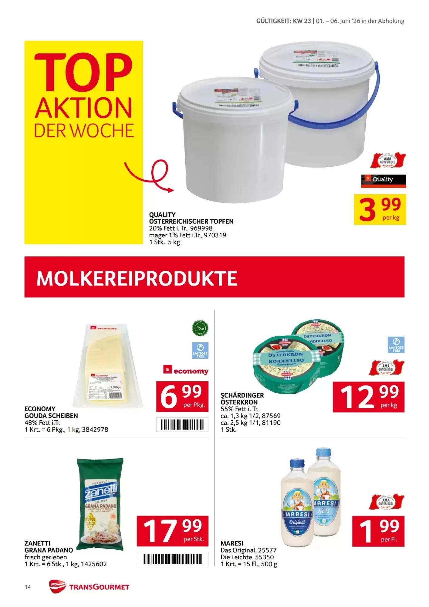 Transgourmet Flugblatt (ab 01.06.2026) - Angebote und Prospekt - Seite 14