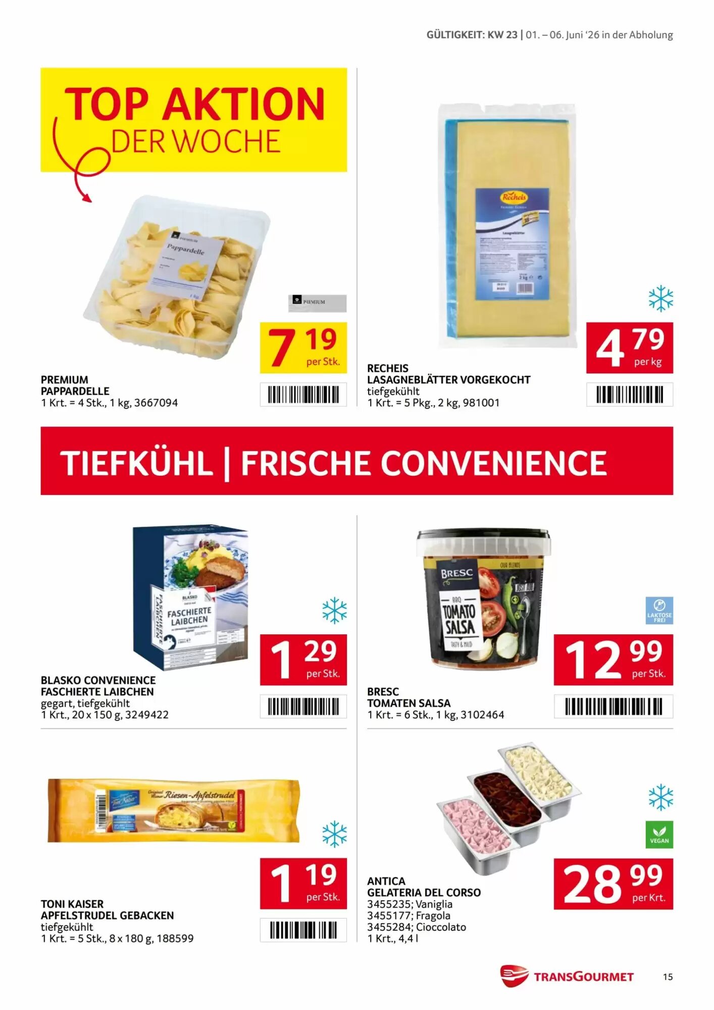 Transgourmet Flugblatt (ab 01.06.2026) - Angebote und Prospekt - Seite 15