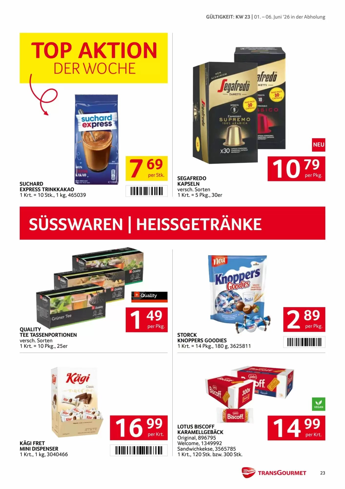 Transgourmet Flugblatt (ab 01.06.2026) - Angebote und Prospekt - Seite 23