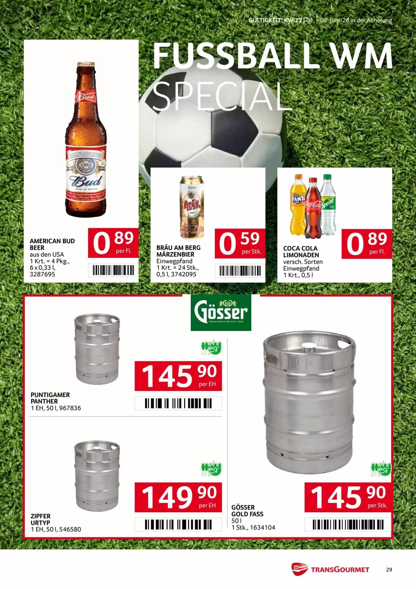 Transgourmet Flugblatt (ab 01.06.2026) - Angebote und Prospekt - Seite 29