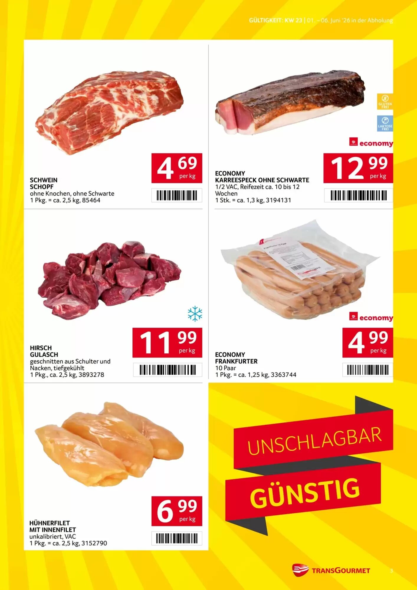 Transgourmet Flugblatt (ab 01.06.2026) - Angebote und Prospekt - Seite 3