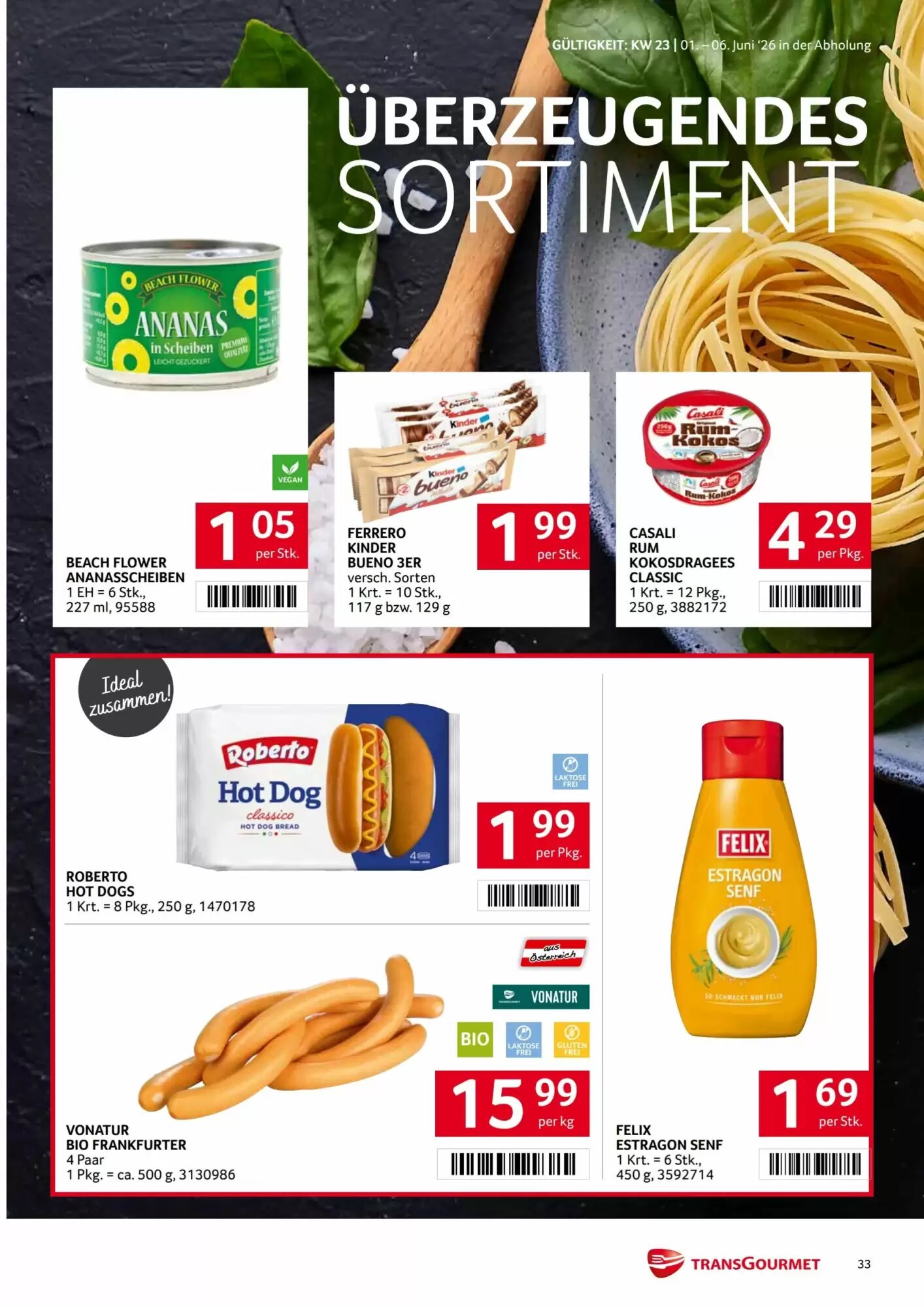 Transgourmet Flugblatt (ab 01.06.2026) - Angebote und Prospekt - Seite 33