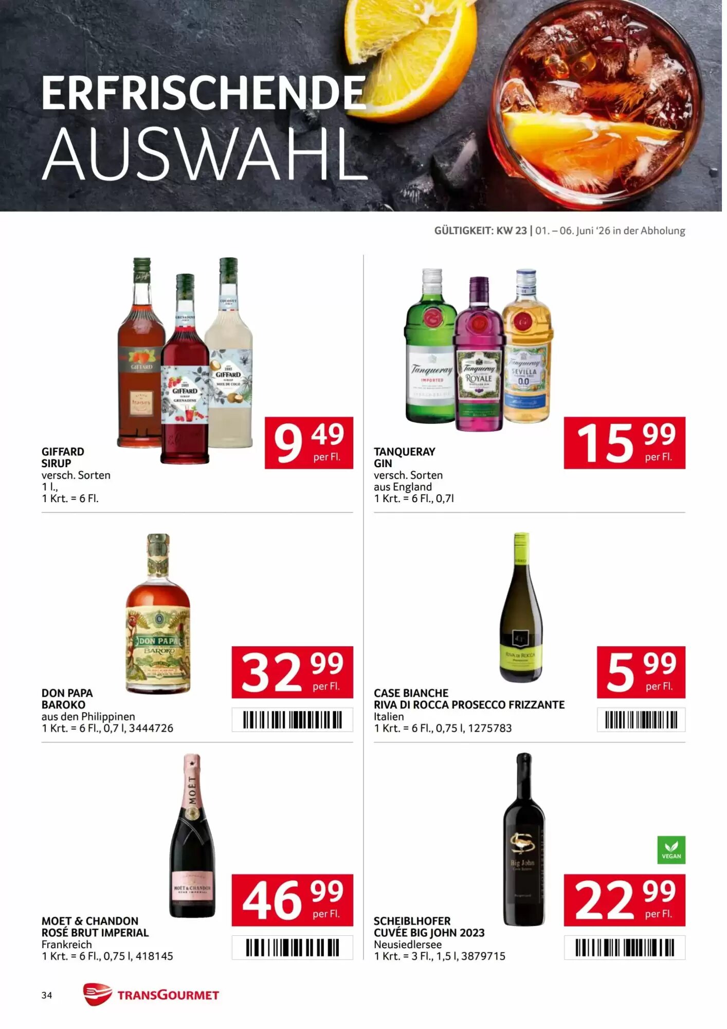 Transgourmet Flugblatt (ab 01.06.2026) - Angebote und Prospekt - Seite 34