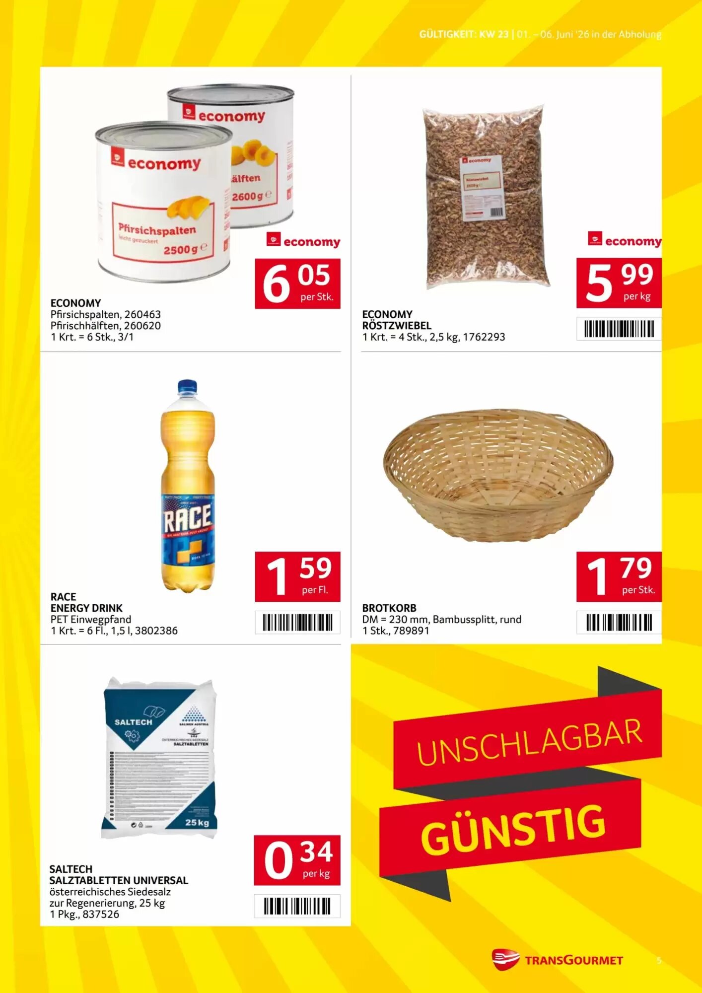Transgourmet Flugblatt (ab 01.06.2026) - Angebote und Prospekt - Seite 5