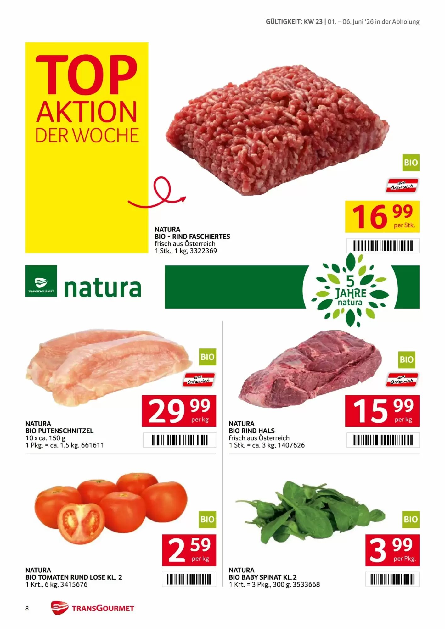 Transgourmet Flugblatt (ab 01.06.2026) - Angebote und Prospekt - Seite 8