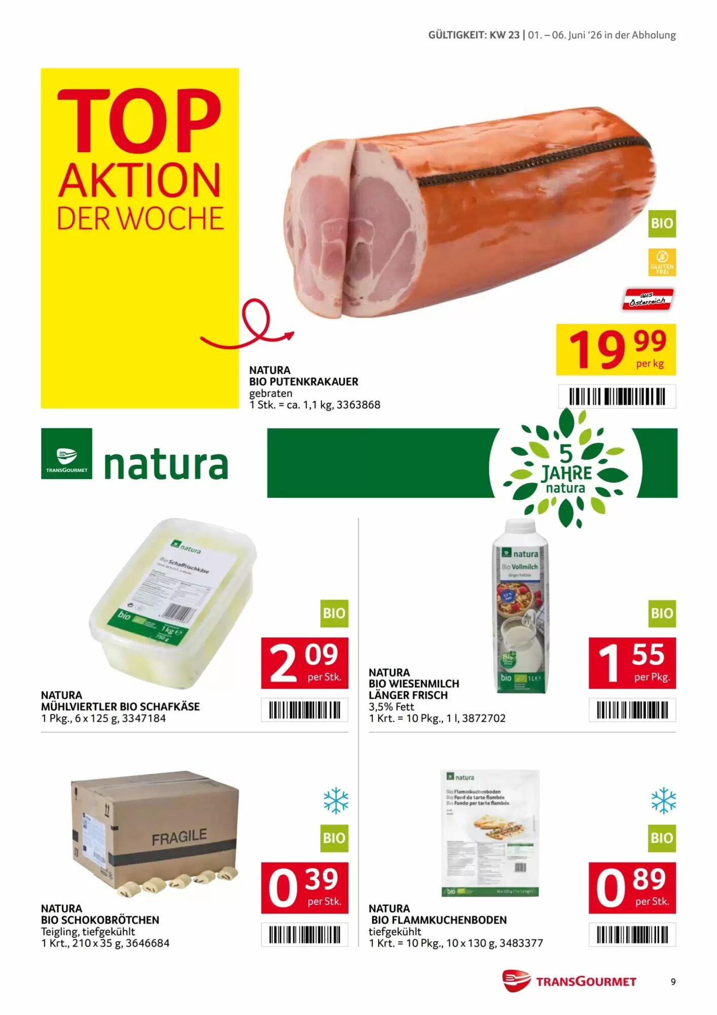 Transgourmet Flugblatt (ab 01.06.2026) - Angebote und Prospekt - Seite 9