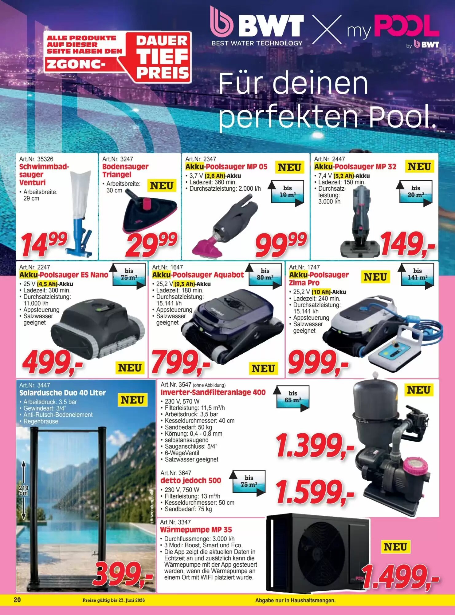 Zgonc Flugblatt (ab 01.06.2026) - Angebote und Prospekt - Seite 20