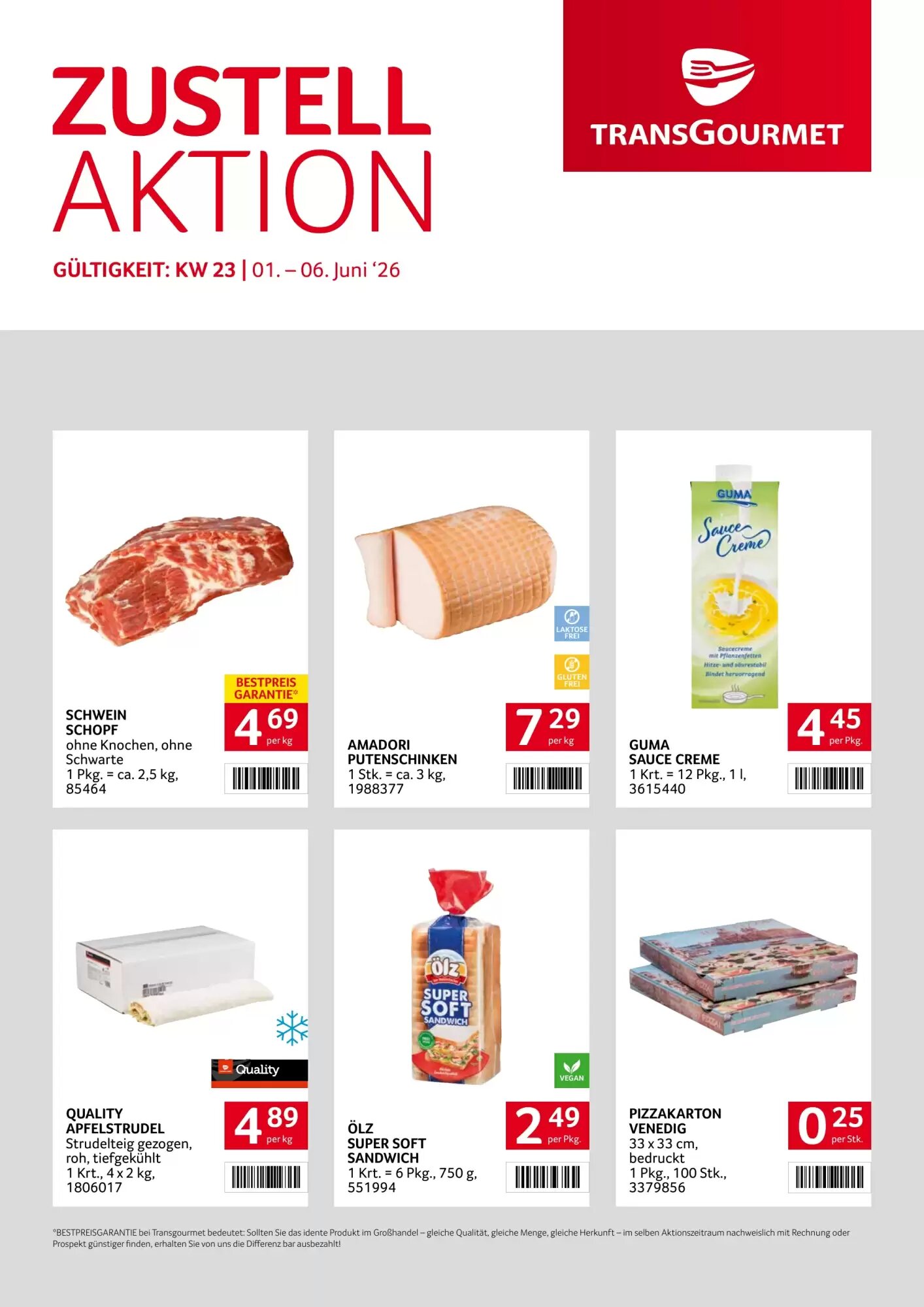 Transgourmet Flugblatt (ab 01.06.2026) - Angebote und Prospekt - Seite 1