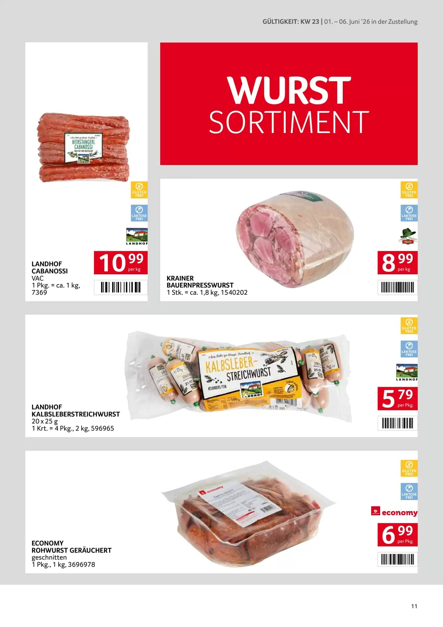 Transgourmet Flugblatt (ab 01.06.2026) - Angebote und Prospekt - Seite 11