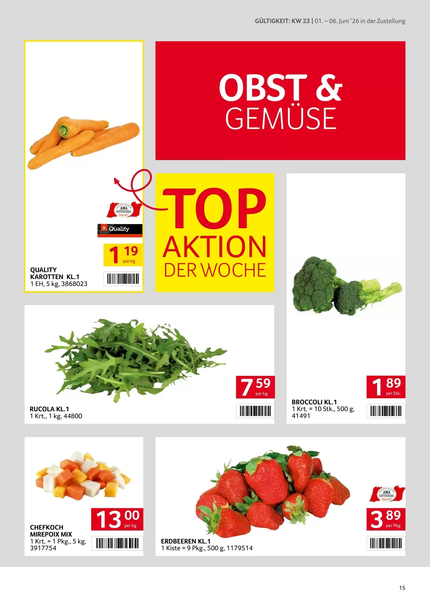 Transgourmet Flugblatt (ab 01.06.2026) - Angebote und Prospekt - Seite 15