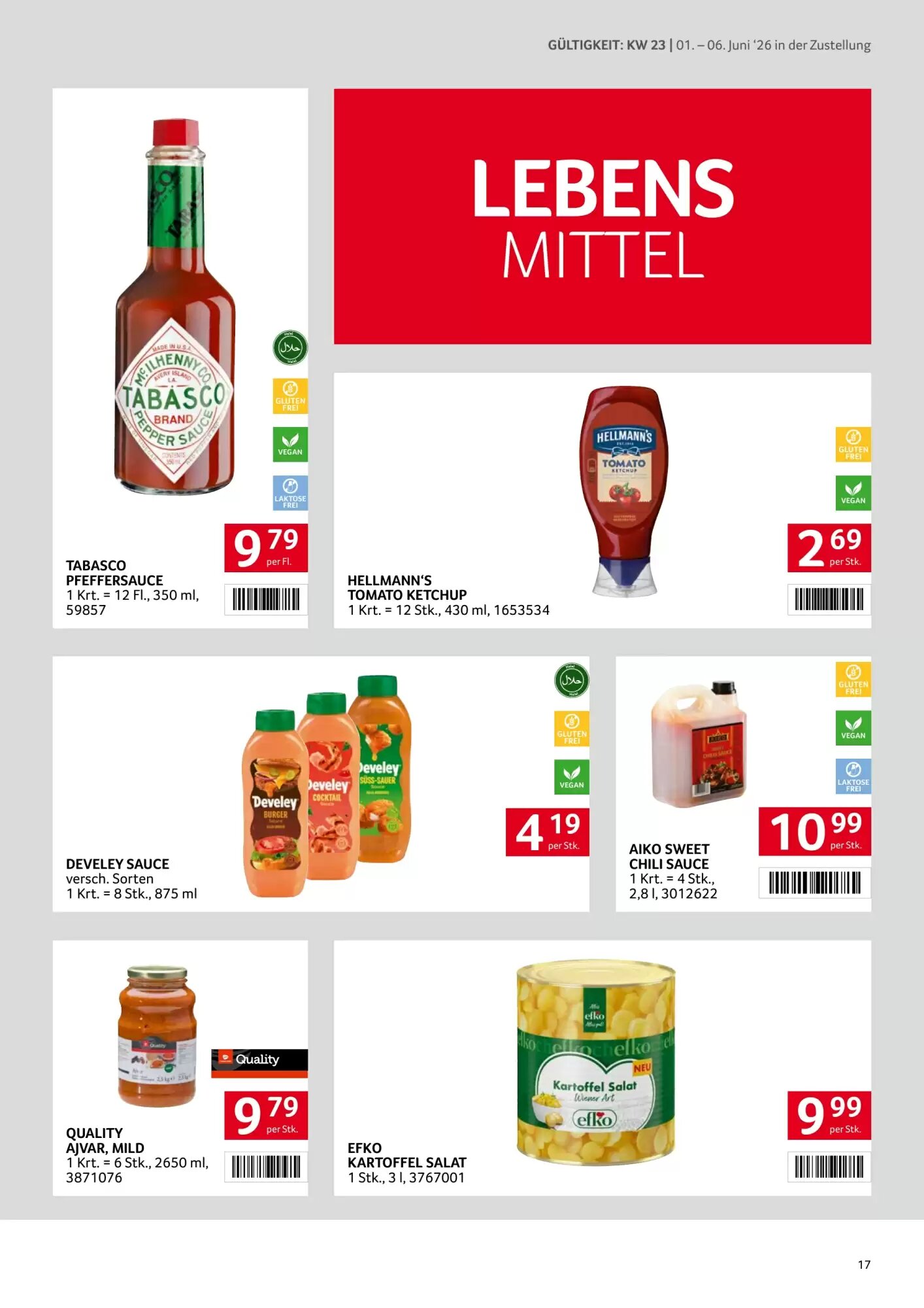 Transgourmet Flugblatt (ab 01.06.2026) - Angebote und Prospekt - Seite 17