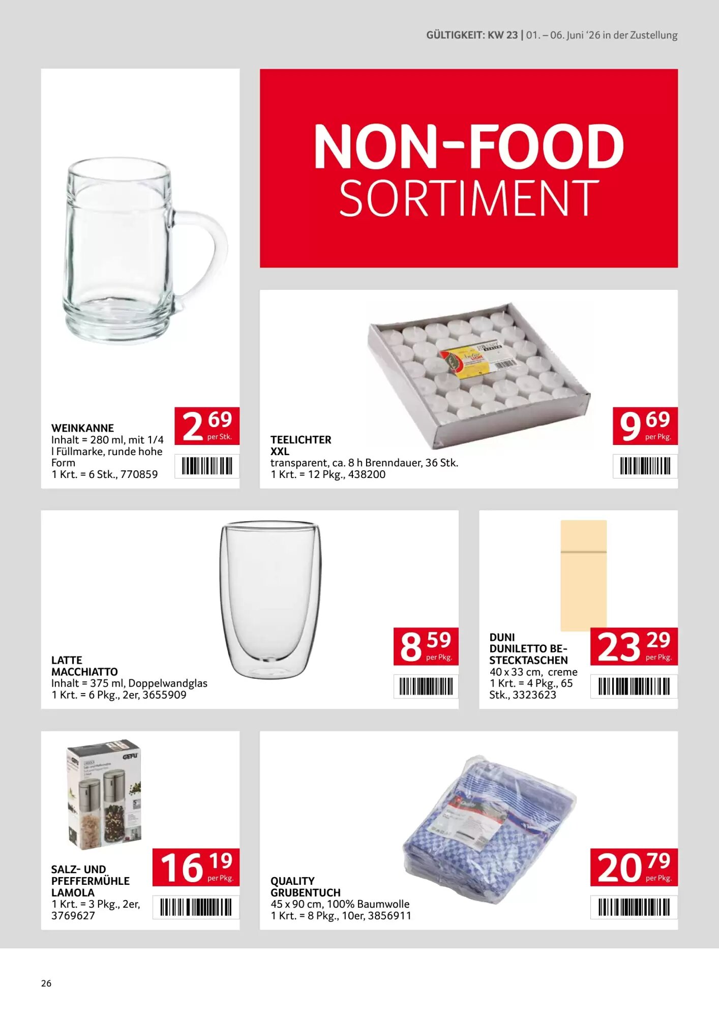 Transgourmet Flugblatt (ab 01.06.2026) - Angebote und Prospekt - Seite 26