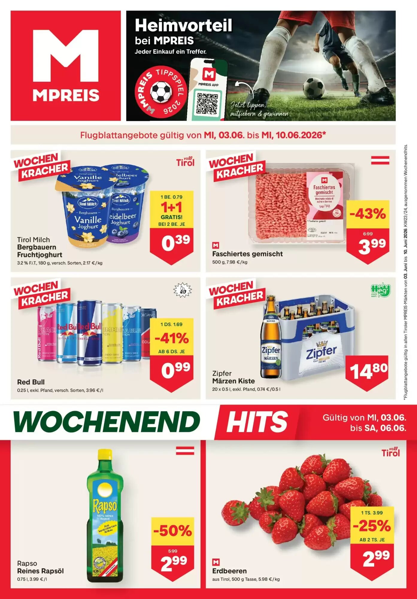 MPreis Flugblatt (ab 02.06.2026) - Angebote und Prospekt - Seite 1