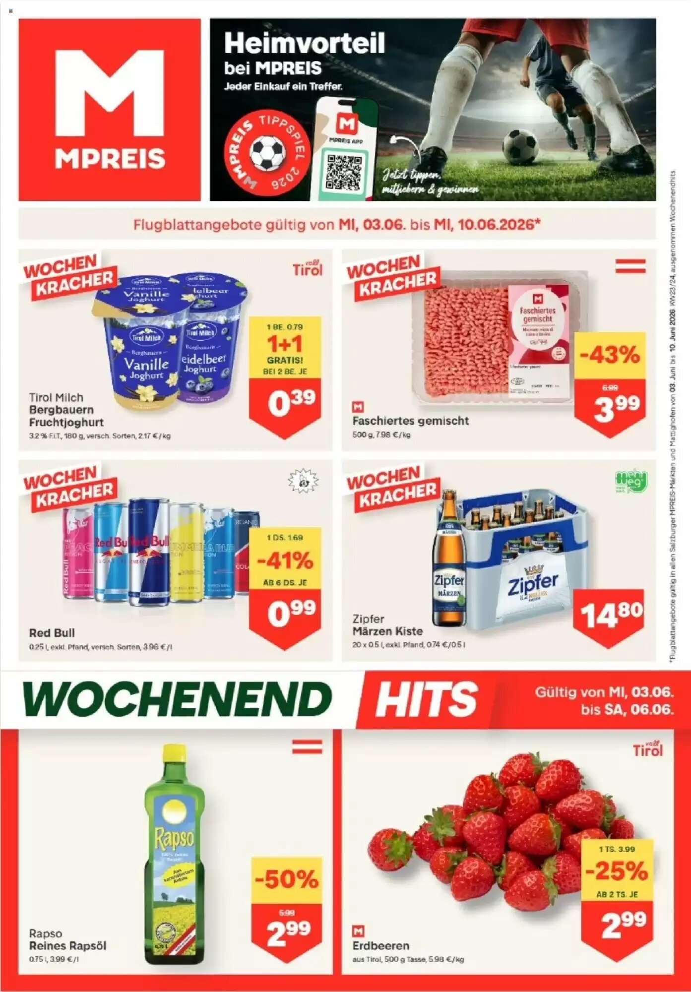 MPreis Flugblatt (ab 03.06.2026) - Angebote und Prospekt - Seite 1