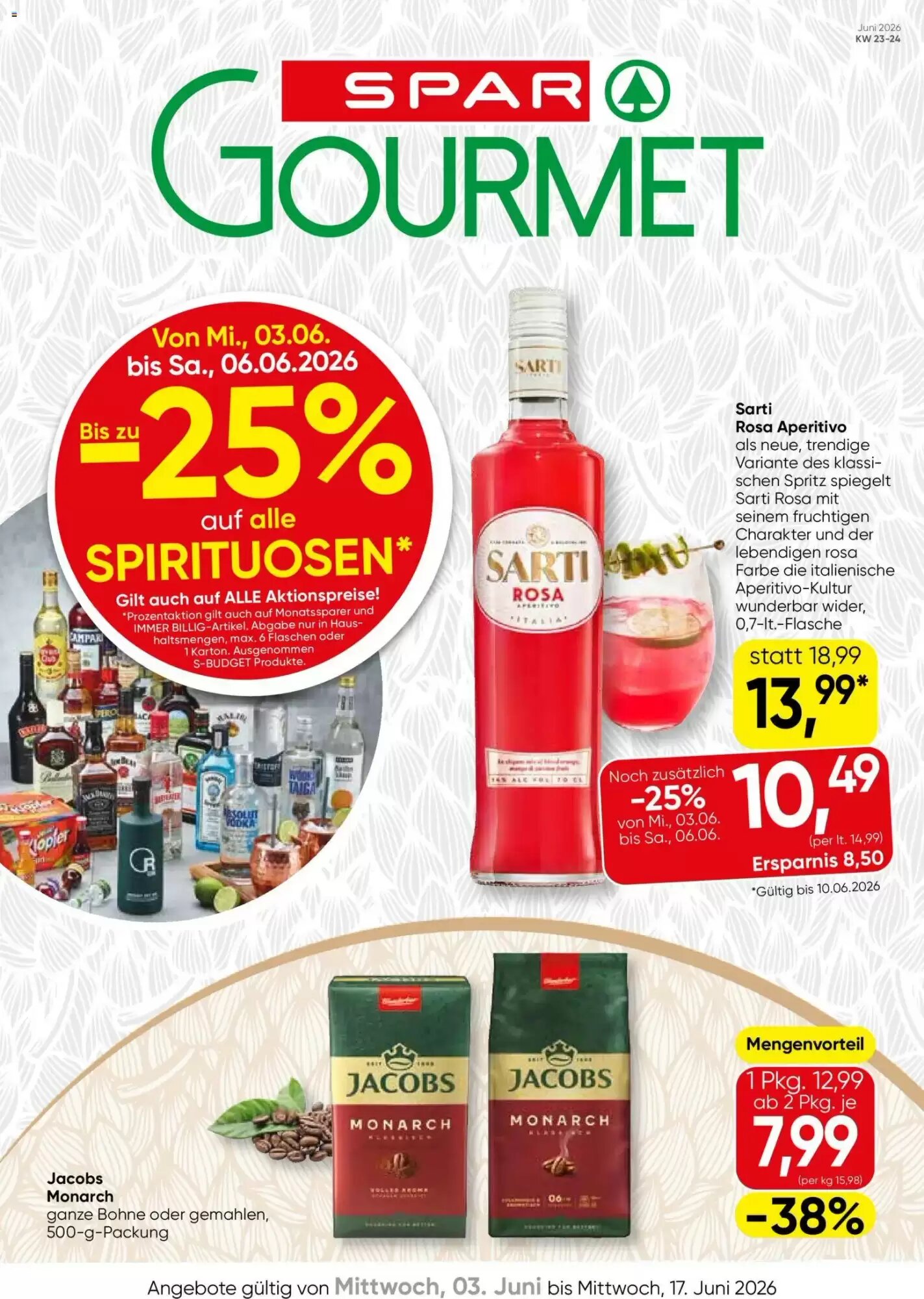 SPAR Gourmet Flugblatt (ab 03.06.2026) - Angebote und Prospekt - Seite 1