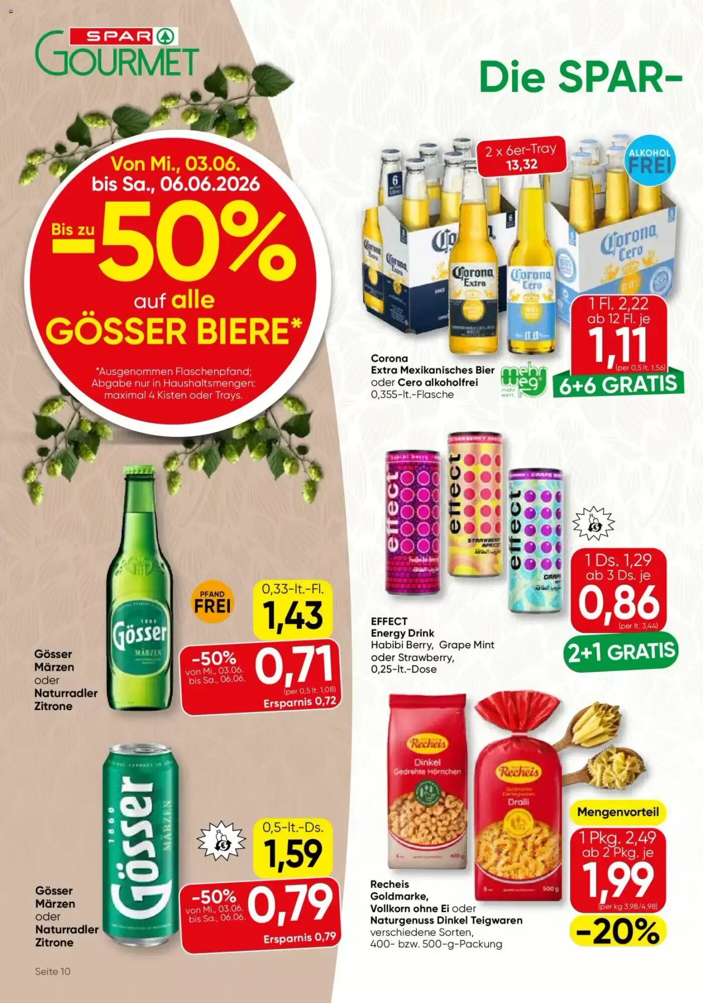 SPAR Gourmet Flugblatt (ab 03.06.2026) - Angebote und Prospekt - Seite 10