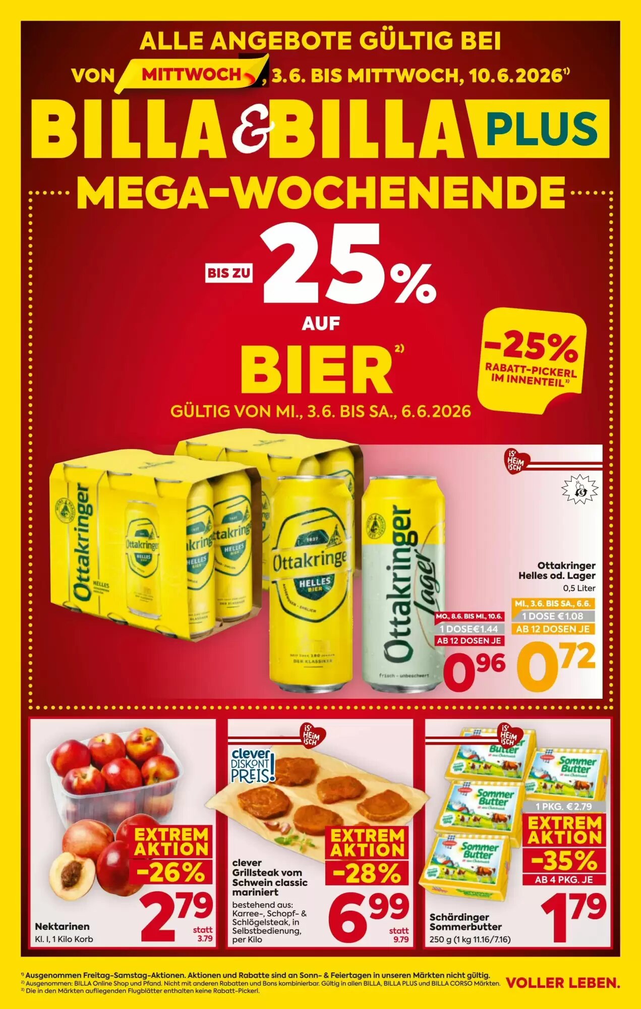 Billa Flugblatt (ab 03.06.2026) - Angebote und Prospekt - Seite 1