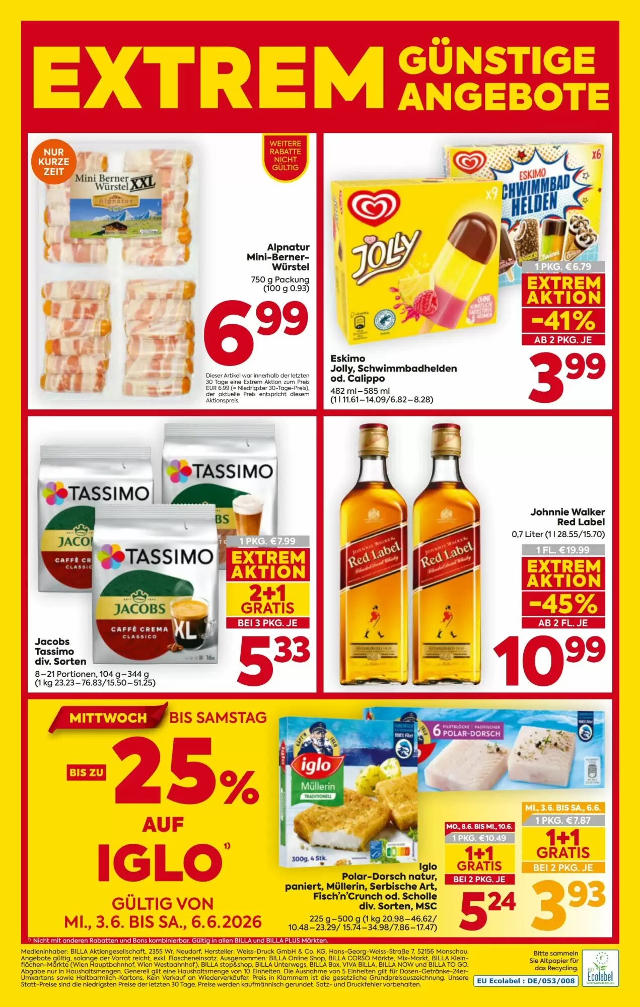 Billa Flugblatt (ab 03.06.2026) - Angebote und Prospekt - Seite 16
