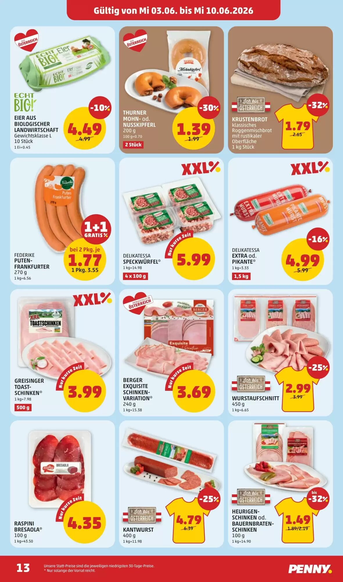 PENNY Flugblatt (ab 03.06.2026) - Angebote und Prospekt - Seite 13