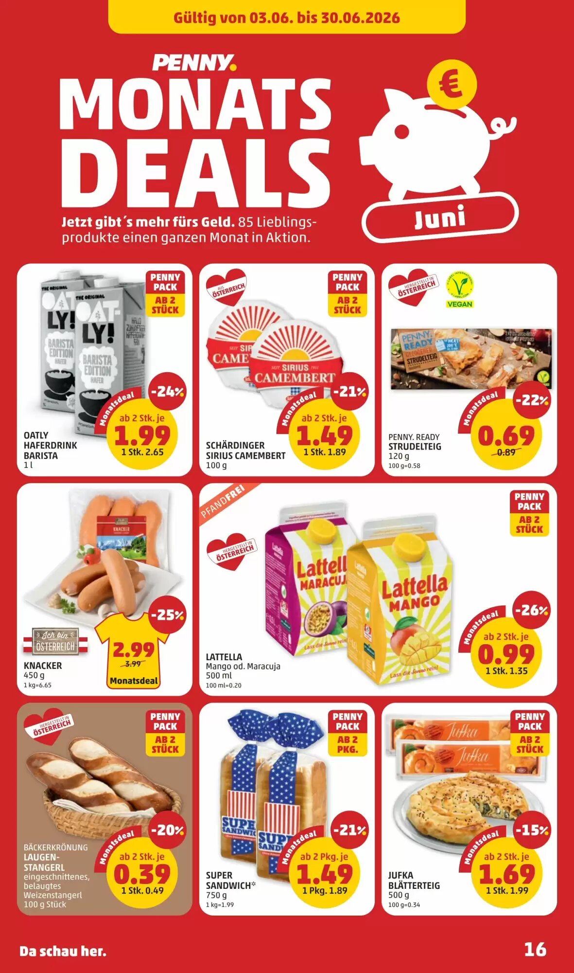 PENNY Flugblatt (ab 03.06.2026) - Angebote und Prospekt - Seite 16