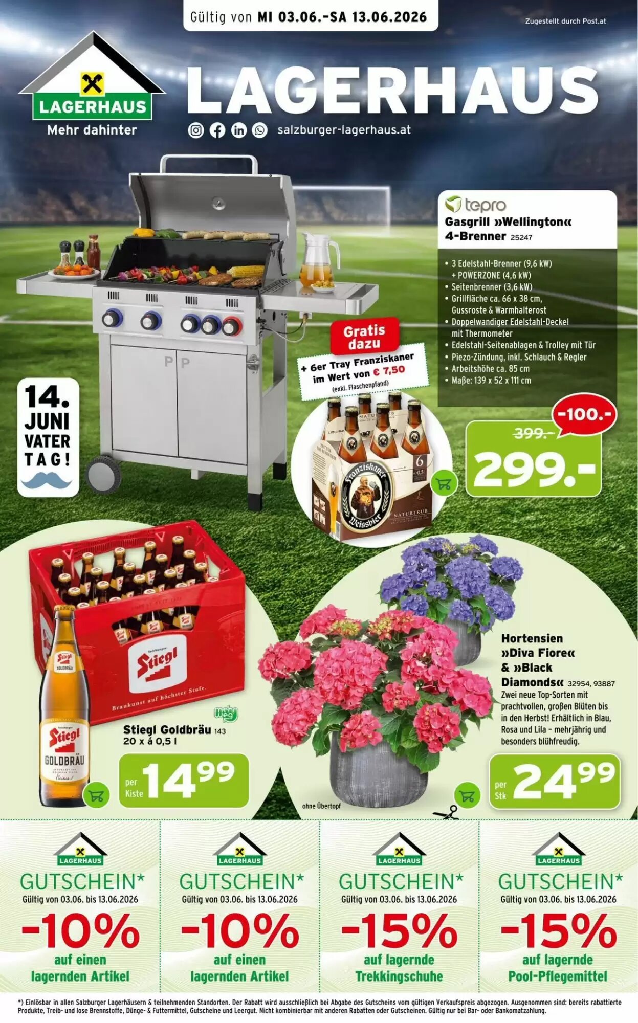 Salzburger Lagerhaus Flugblatt (ab 03.06.2026) - Angebote und Prospekt - Seite 1