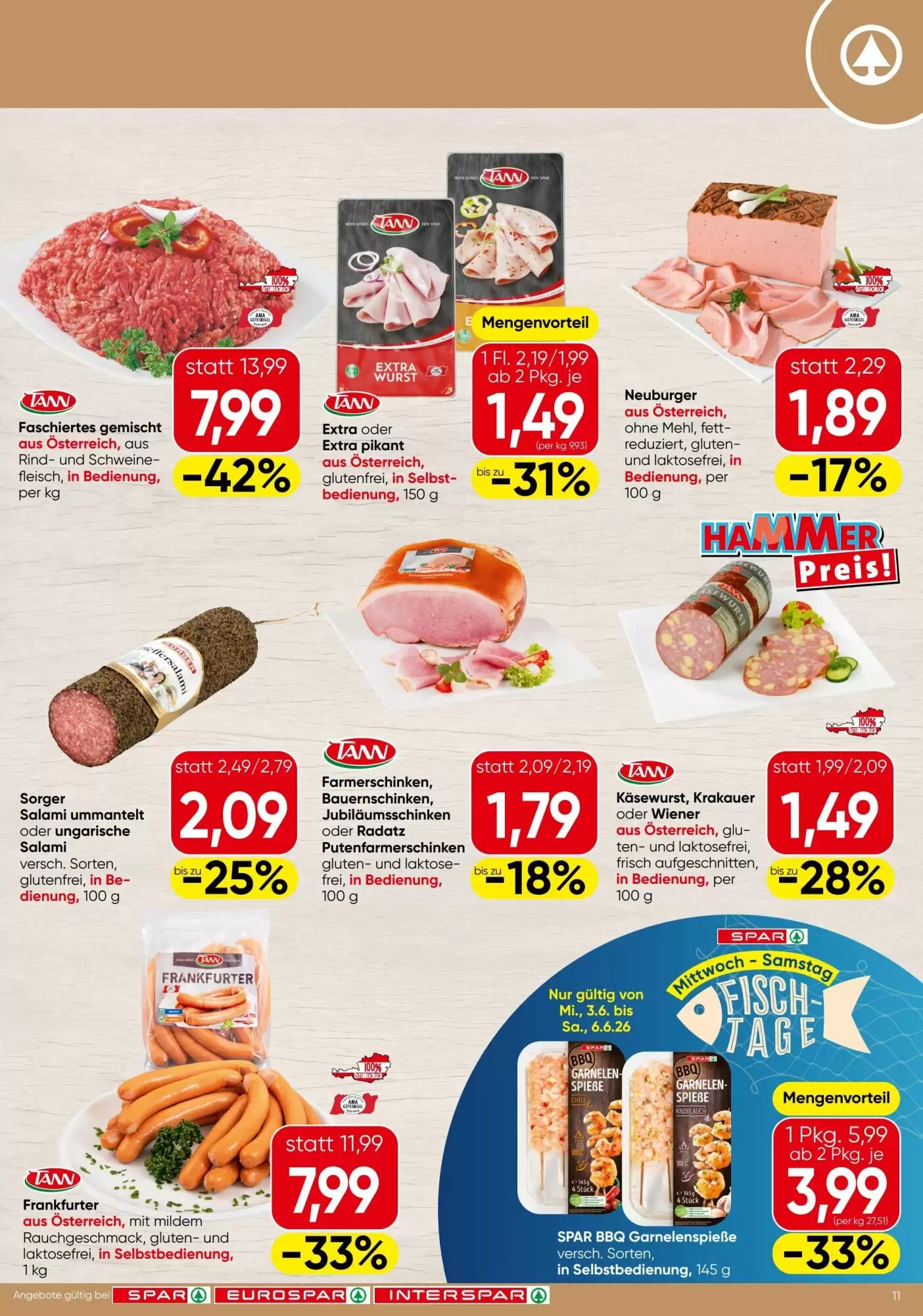 Eurospar Flugblatt (ab 03.06.2026) - Angebote und Prospekt - Seite 11