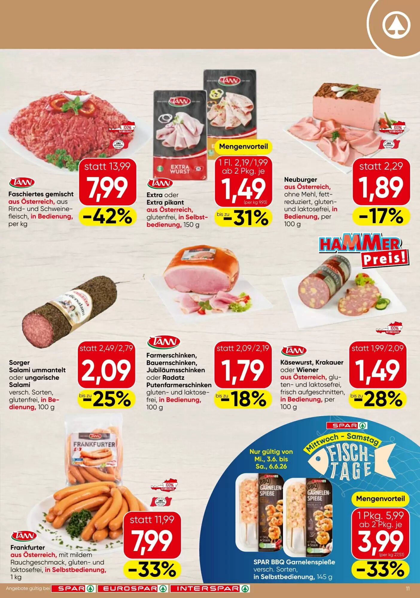 Strasser Markt Flugblatt (ab 03.06.2026) - Angebote und Prospekt - Seite 11