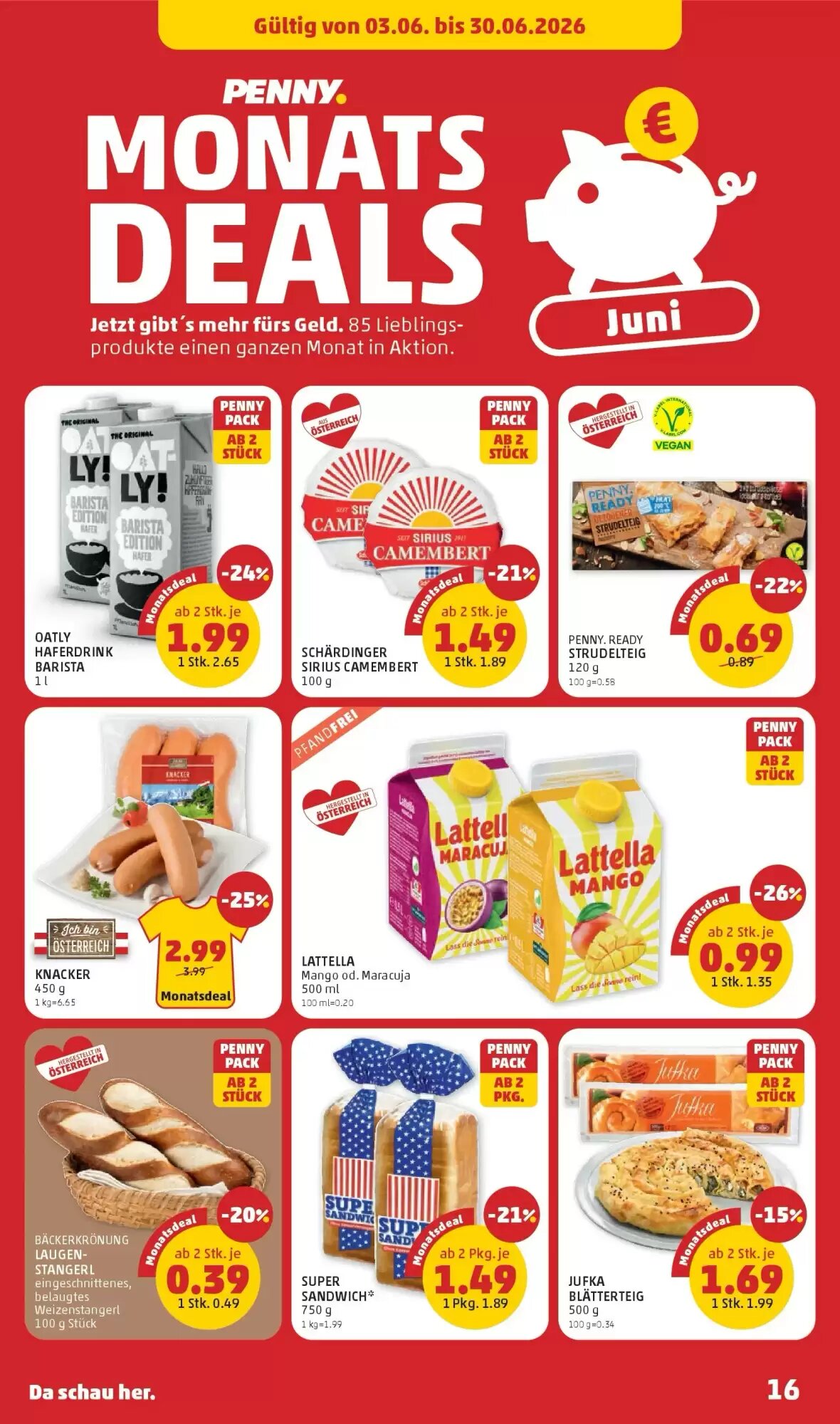 PENNY Flugblatt (ab 03.06.2026) - Angebote und Prospekt - Seite 16