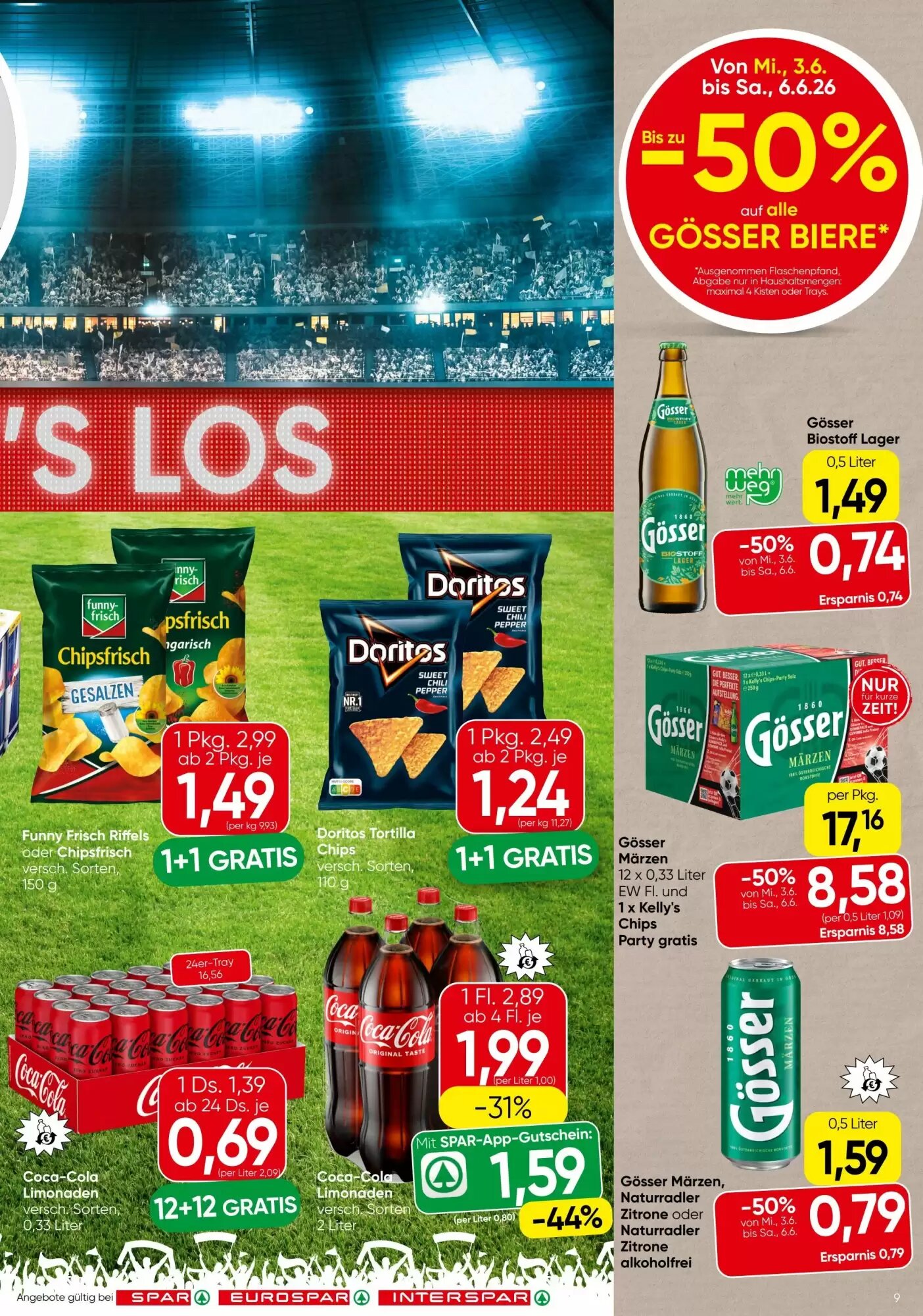 Spar Flugblatt (ab 03.06.2026) - Angebote und Prospekt - Seite 9