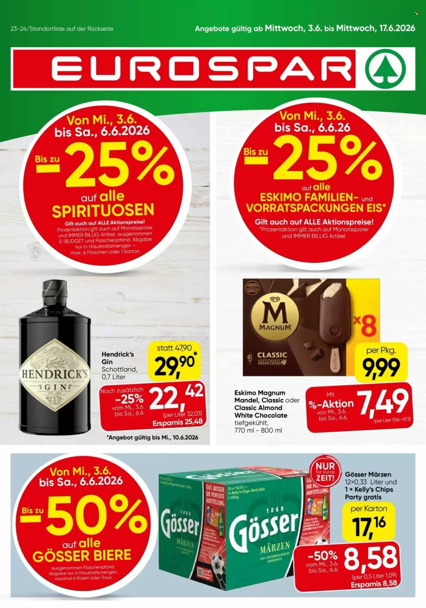 Eurospar Flugblatt (ab 03.06.2026) - Angebote und Prospekt - Seite 1