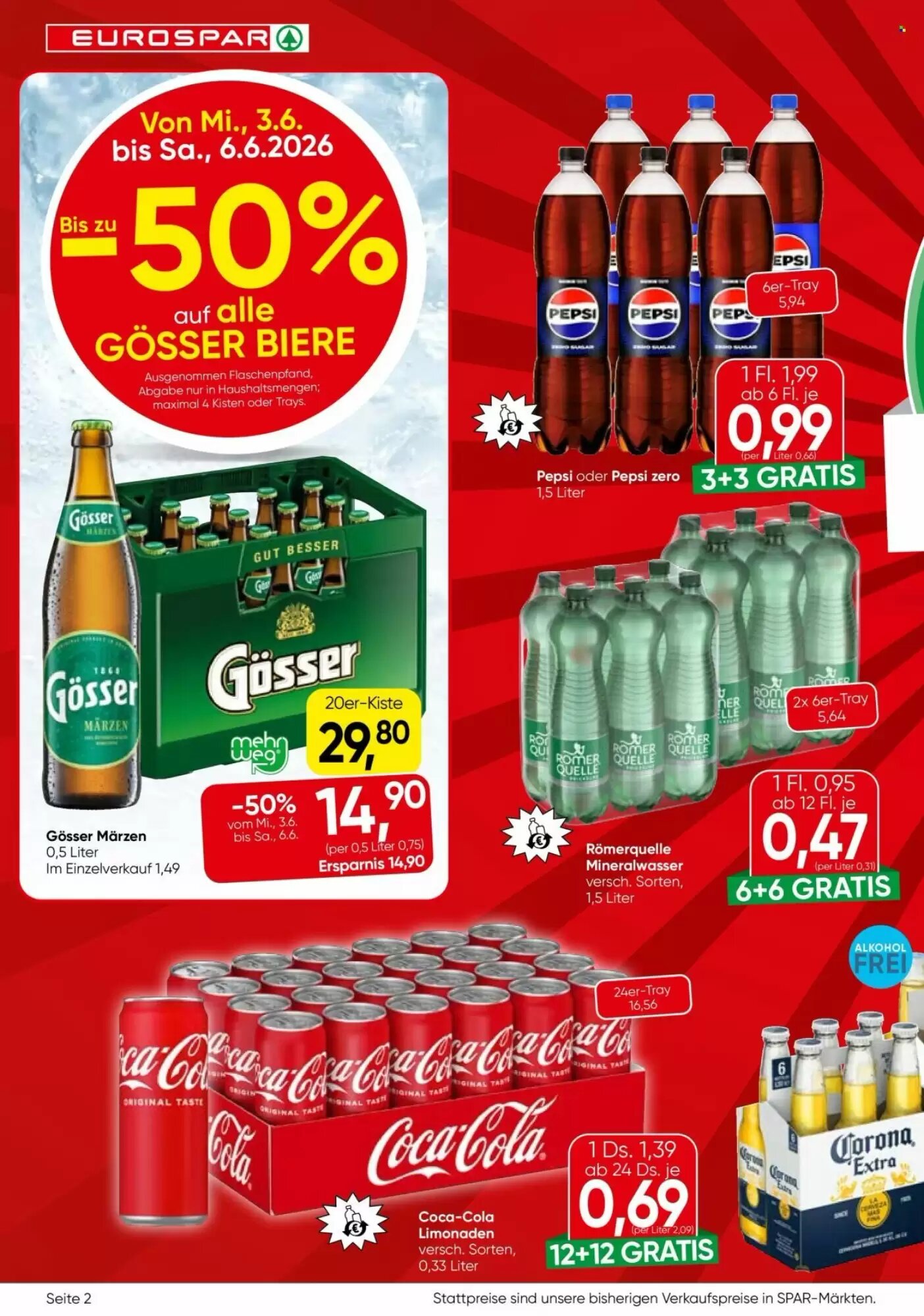 Eurospar Flugblatt (ab 03.06.2026) - Angebote und Prospekt - Seite 2