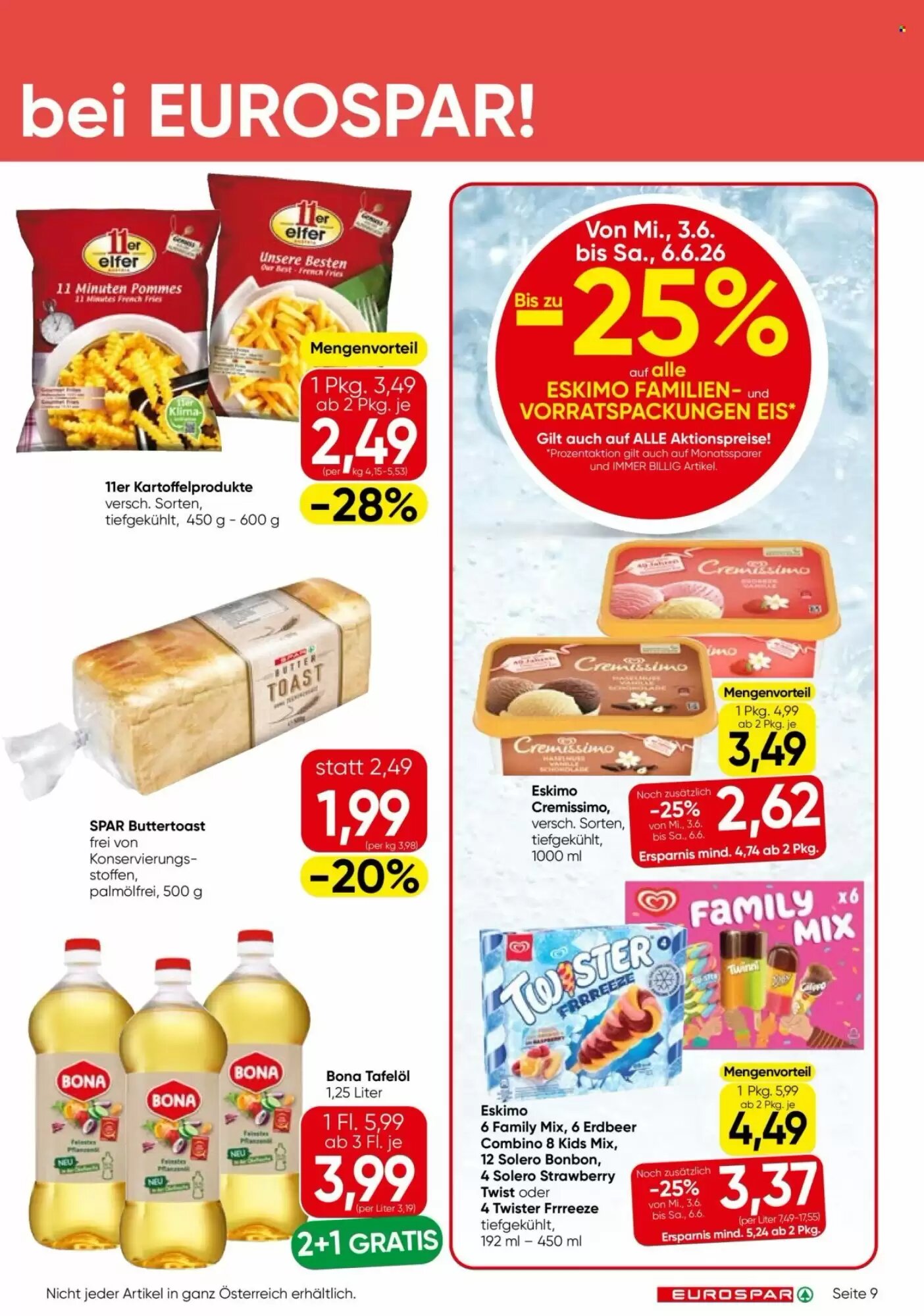 Eurospar Flugblatt (ab 03.06.2026) - Angebote und Prospekt - Seite 9