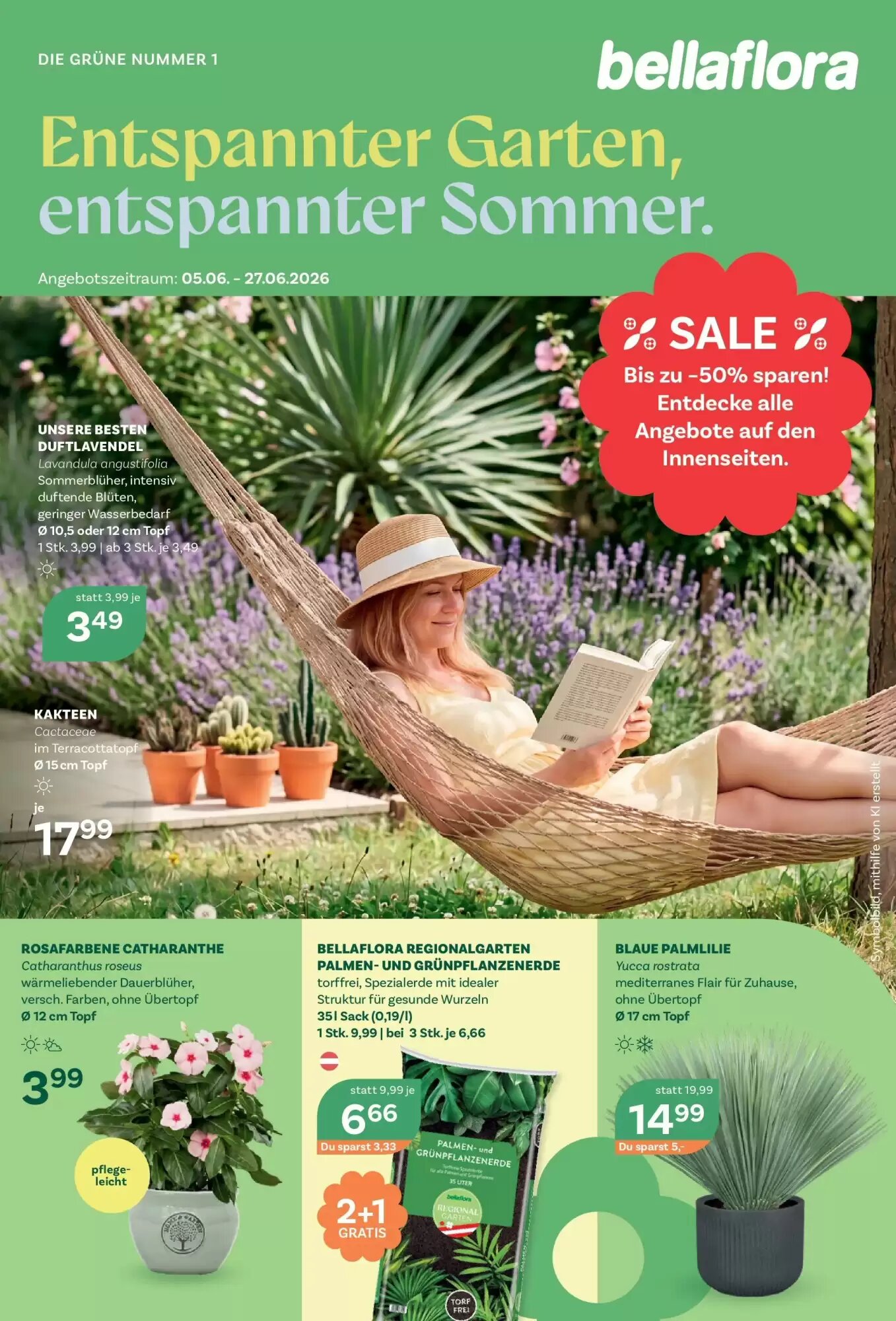 Bellaflora Flugblatt (ab 05.06.2026) - Angebote und Prospekt - Seite 1