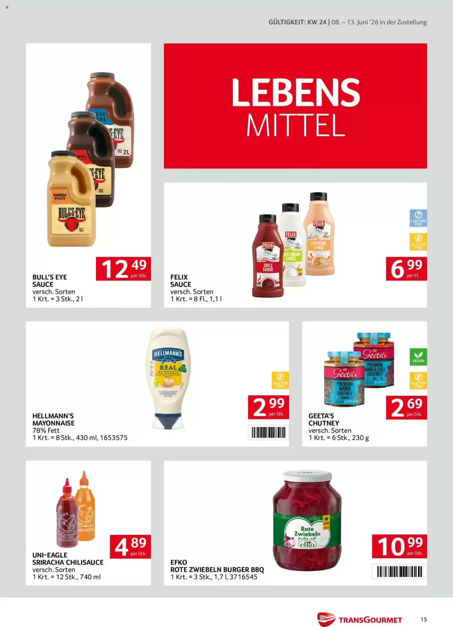 Transgourmet Flugblatt (ab 08.06.2026) - Angebote und Prospekt - Seite 15