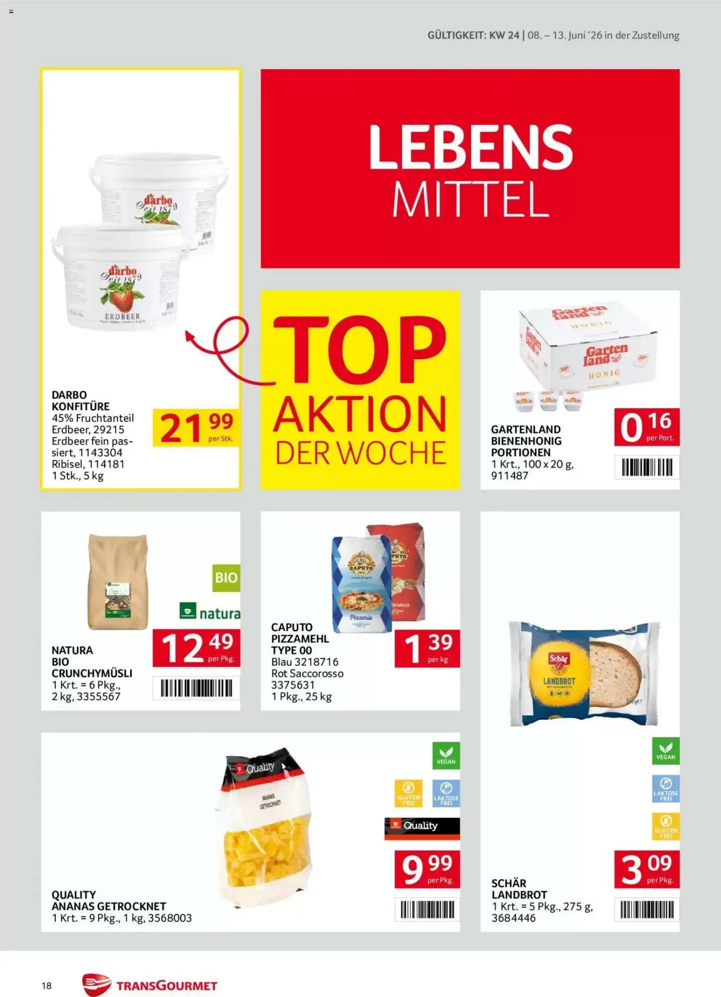 Transgourmet Flugblatt (ab 08.06.2026) - Angebote und Prospekt - Seite 18