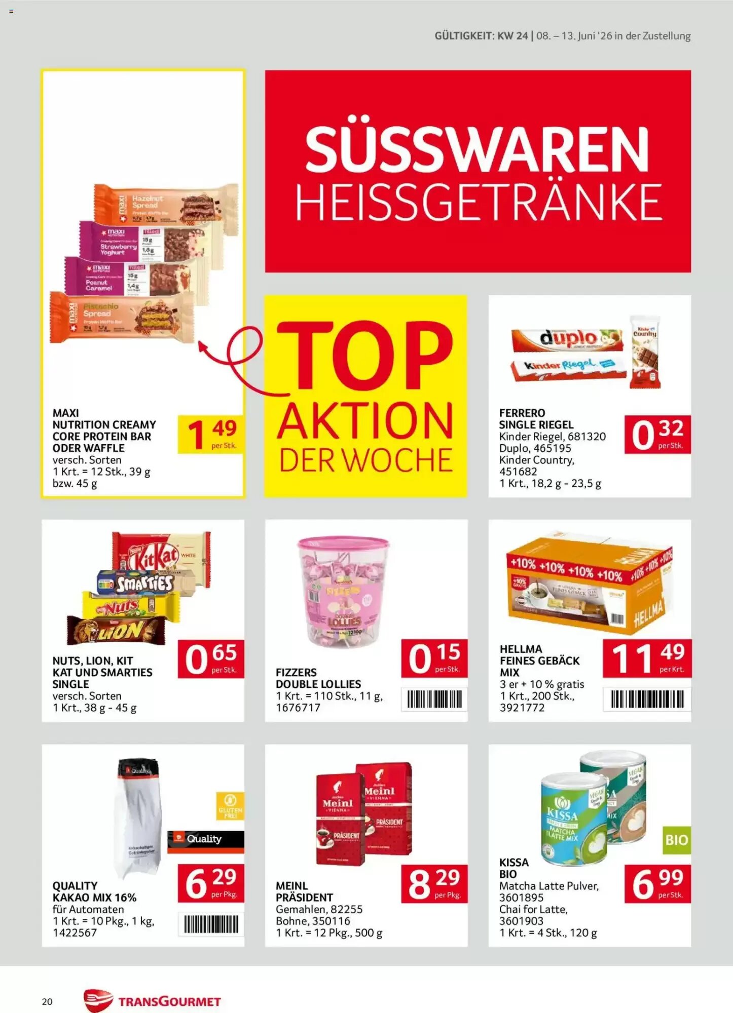 Transgourmet Flugblatt (ab 08.06.2026) - Angebote und Prospekt - Seite 20
