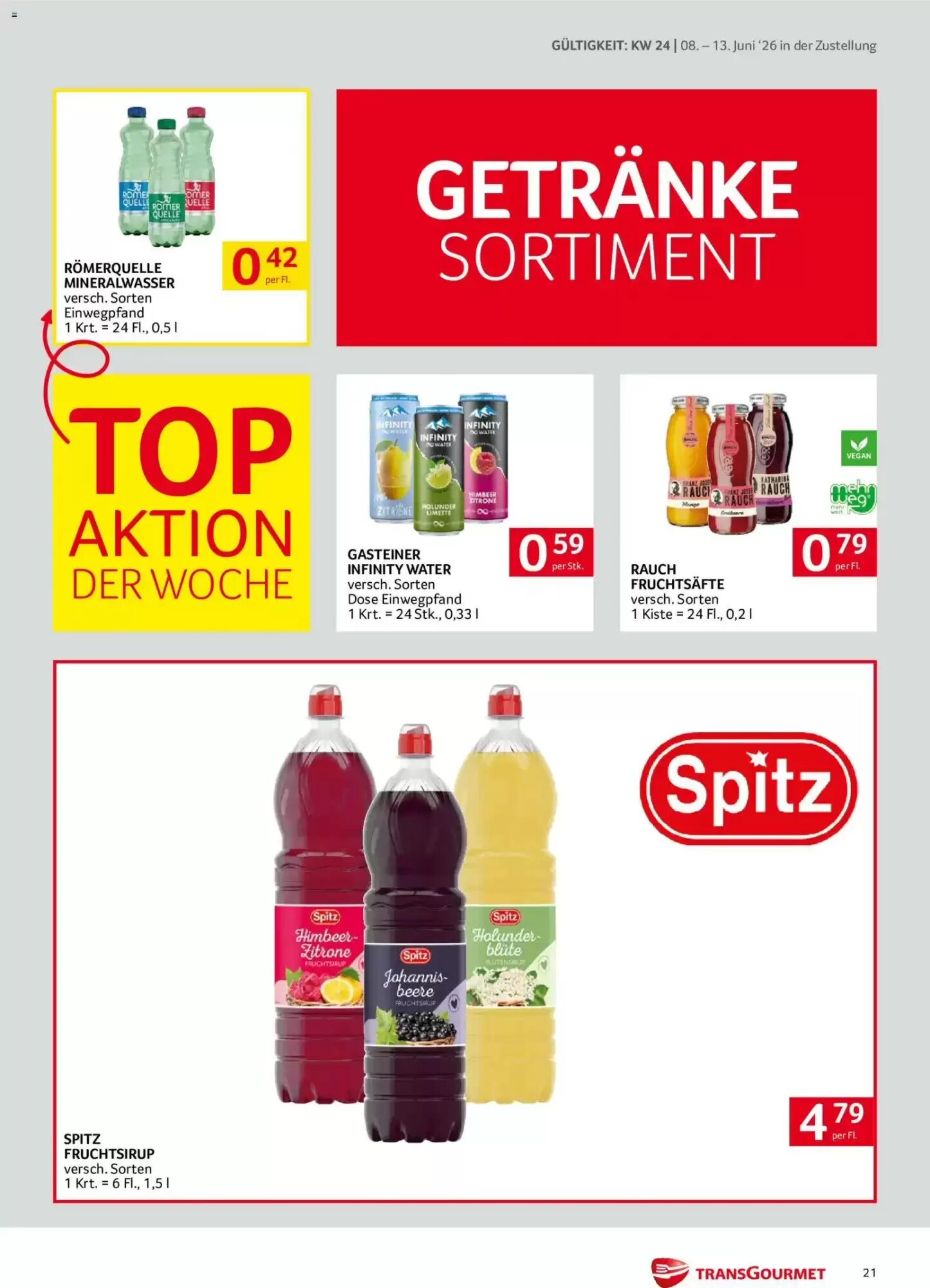 Transgourmet Flugblatt (ab 08.06.2026) - Angebote und Prospekt - Seite 21