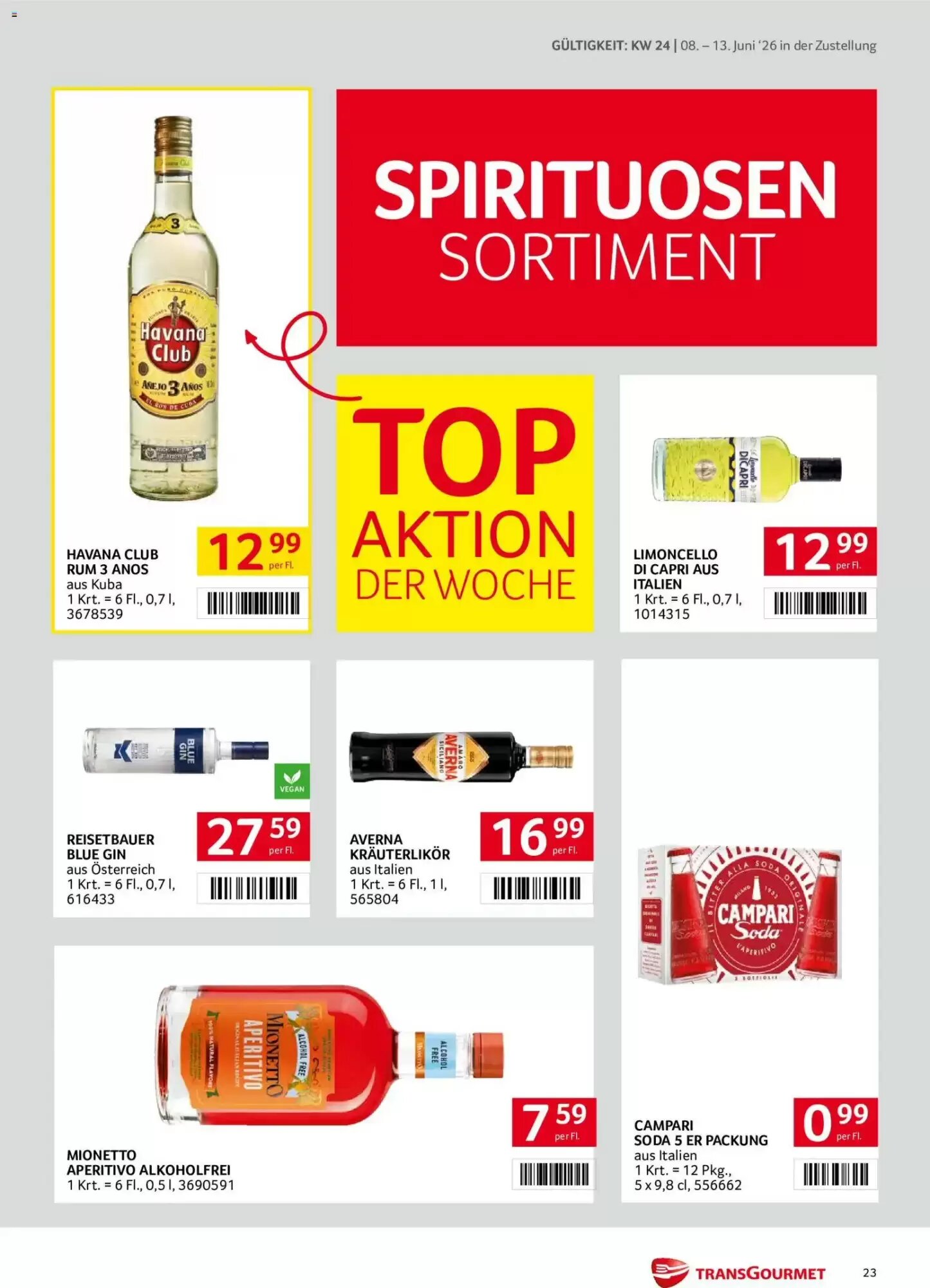 Transgourmet Flugblatt (ab 08.06.2026) - Angebote und Prospekt - Seite 23