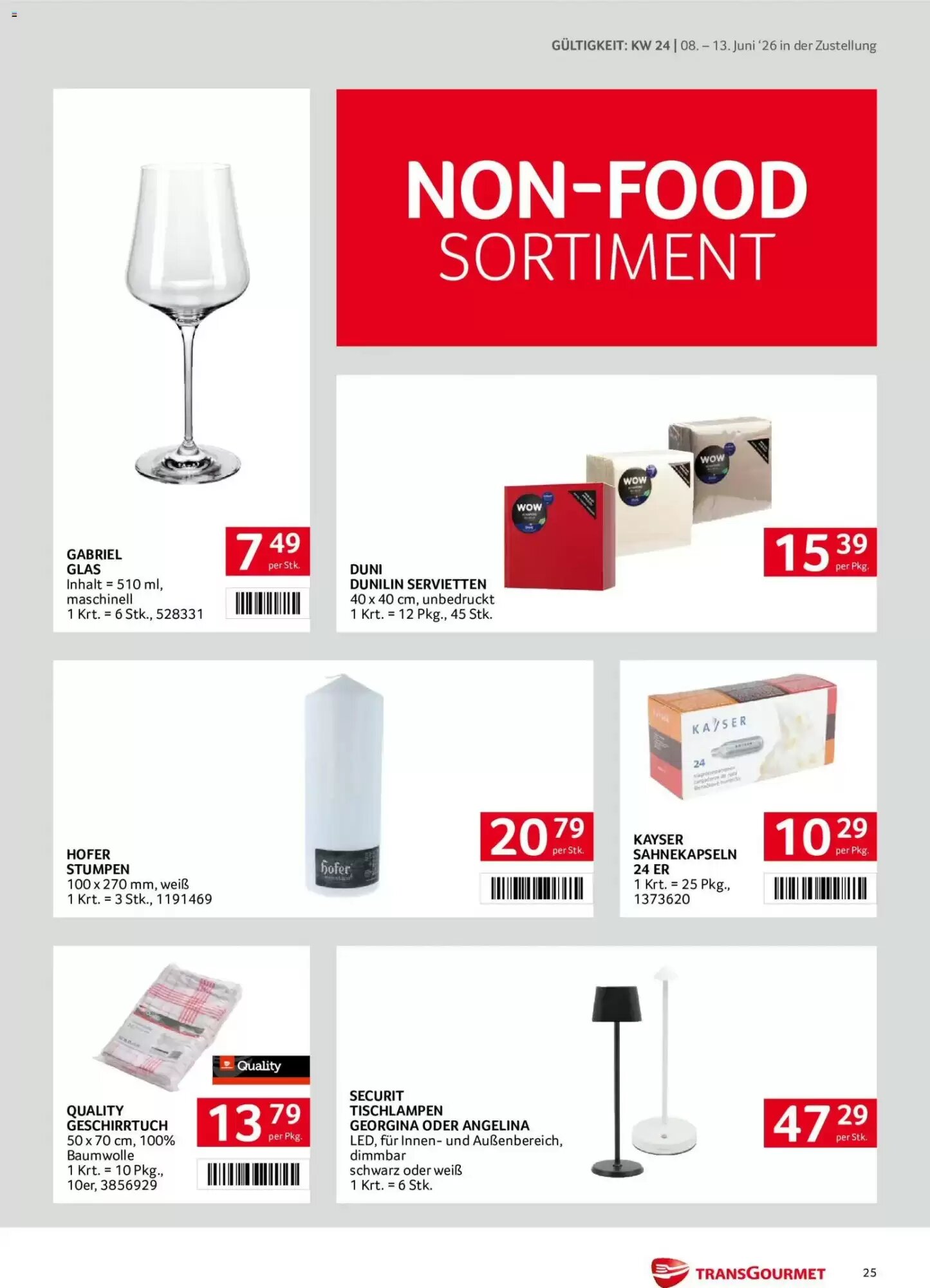 Transgourmet Flugblatt (ab 08.06.2026) - Angebote und Prospekt - Seite 25