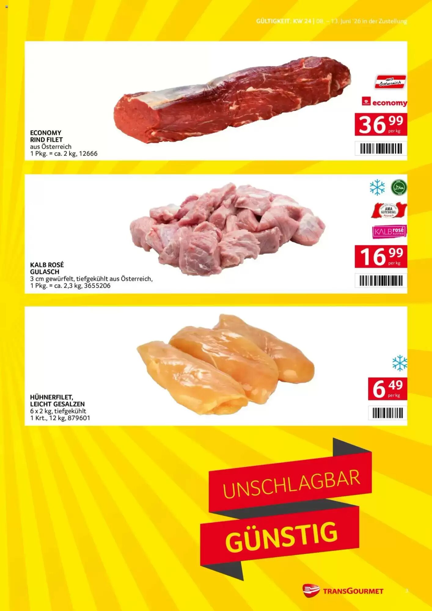 Transgourmet Flugblatt (ab 08.06.2026) - Angebote und Prospekt - Seite 3