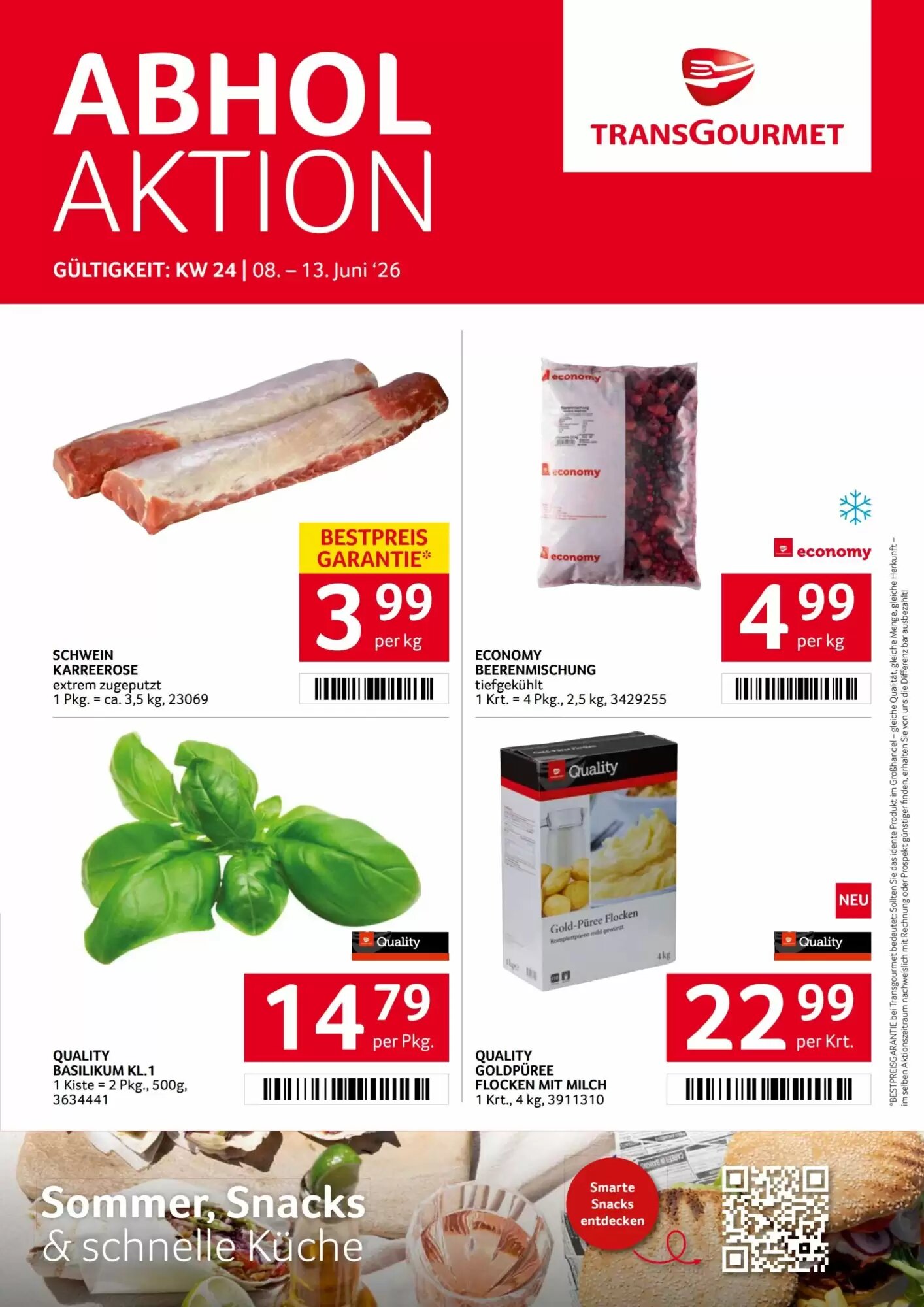 Transgourmet Flugblatt (ab 08.06.2026) - Angebote und Prospekt - Seite 1
