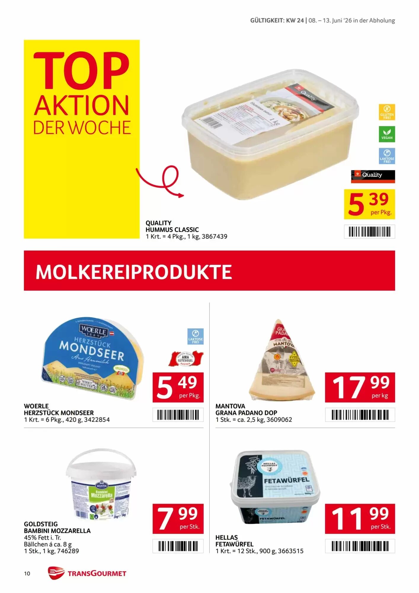Transgourmet Flugblatt (ab 08.06.2026) - Angebote und Prospekt - Seite 10