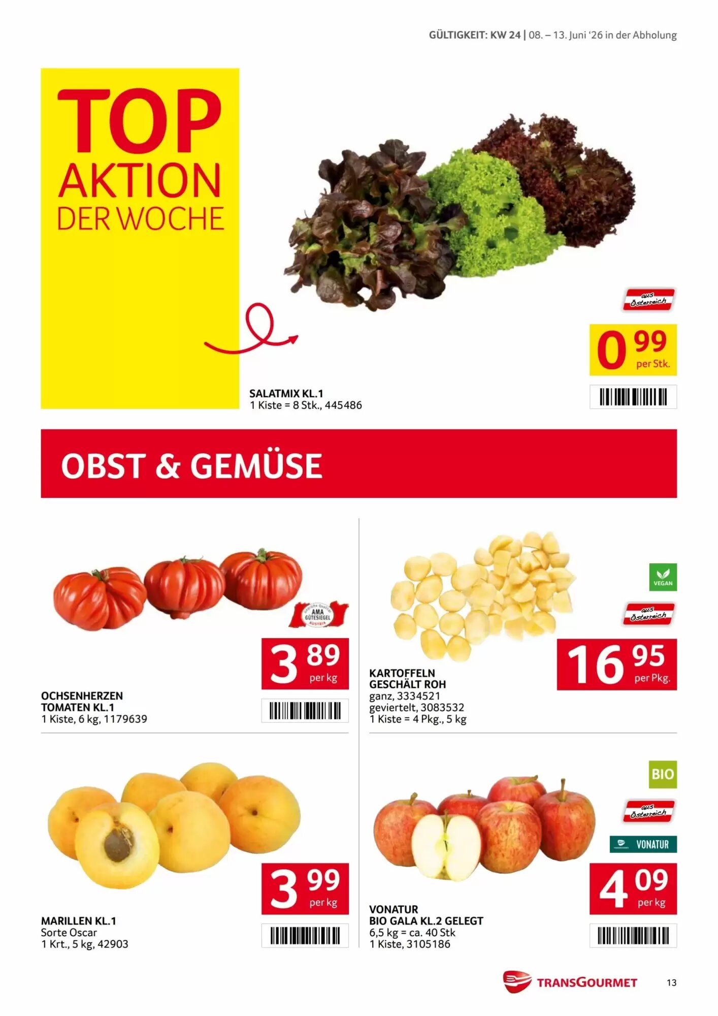Transgourmet Flugblatt (ab 08.06.2026) - Angebote und Prospekt - Seite 13