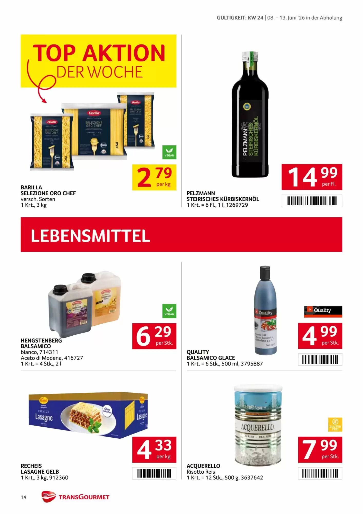 Transgourmet Flugblatt (ab 08.06.2026) - Angebote und Prospekt - Seite 14