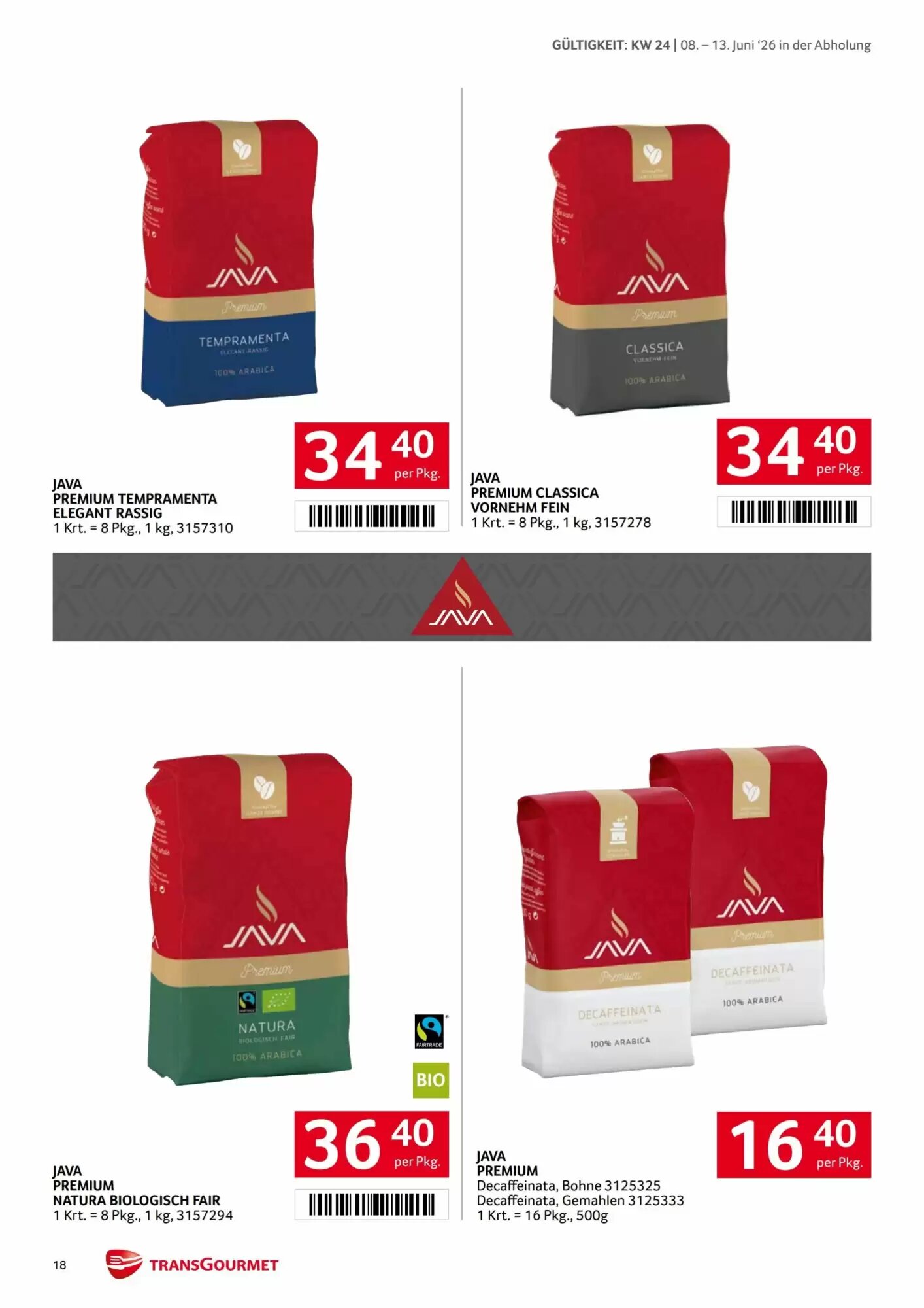 Transgourmet Flugblatt (ab 08.06.2026) - Angebote und Prospekt - Seite 18