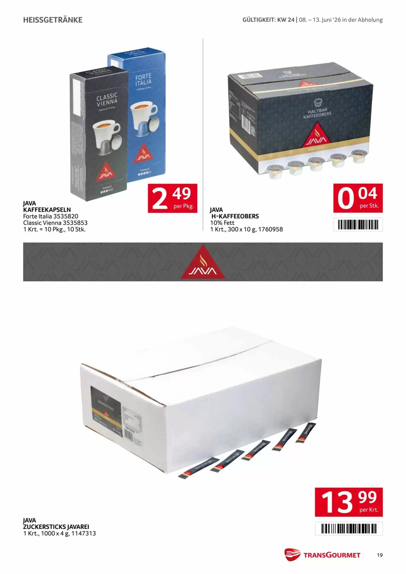 Transgourmet Flugblatt (ab 08.06.2026) - Angebote und Prospekt - Seite 19